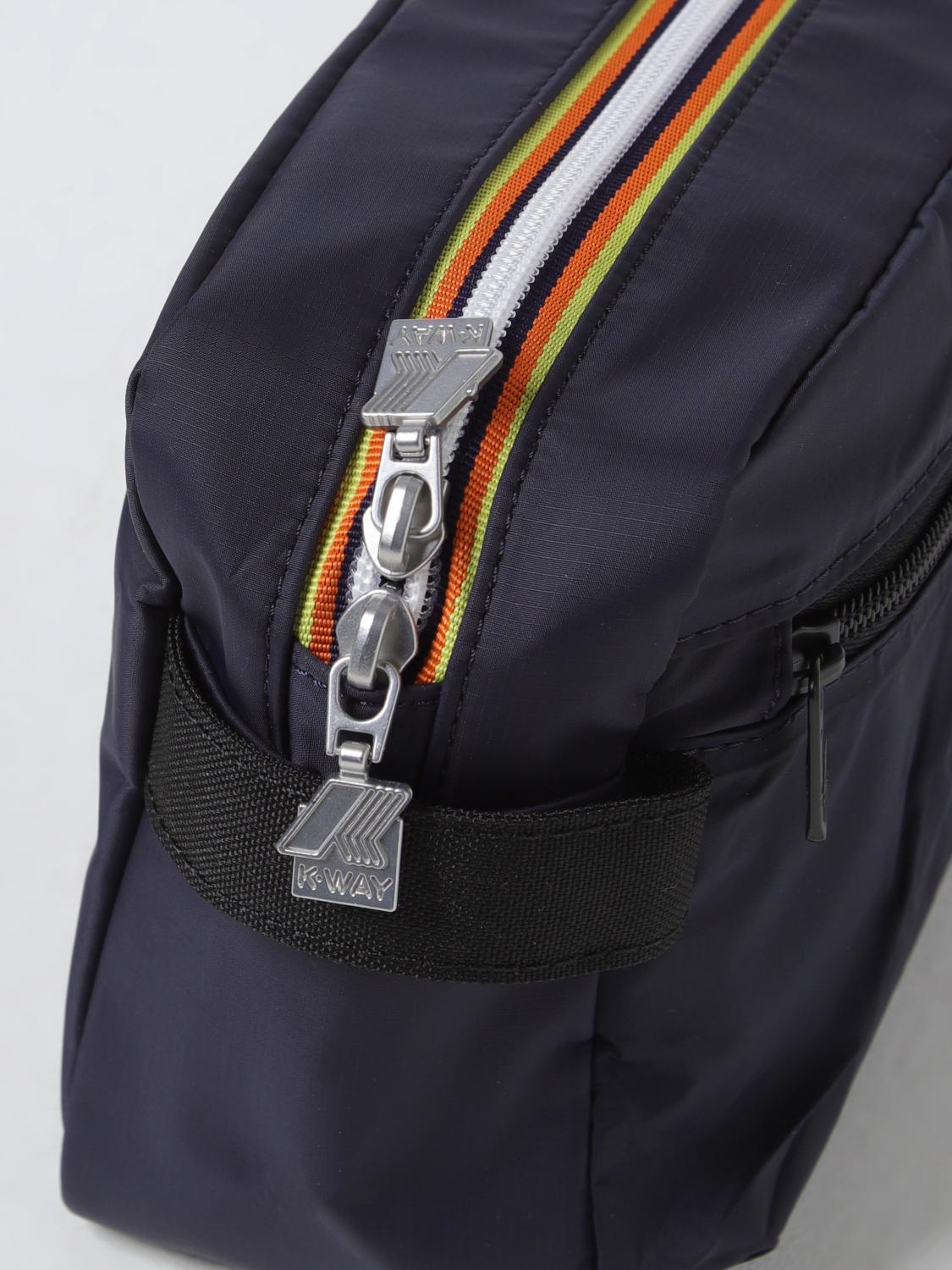 K-WAY BEAUTY ACCESSORIES: Cosmetic case men K-way, Blue - Img 3