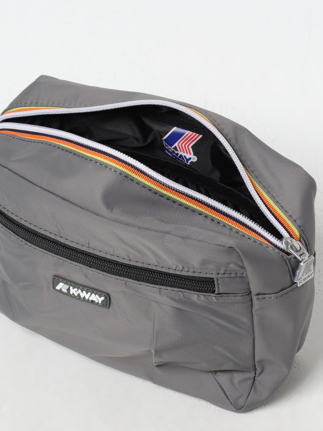 K-WAY BEAUTY ACCESSORIES: Cosmetic case men K-way, Green - Img 3