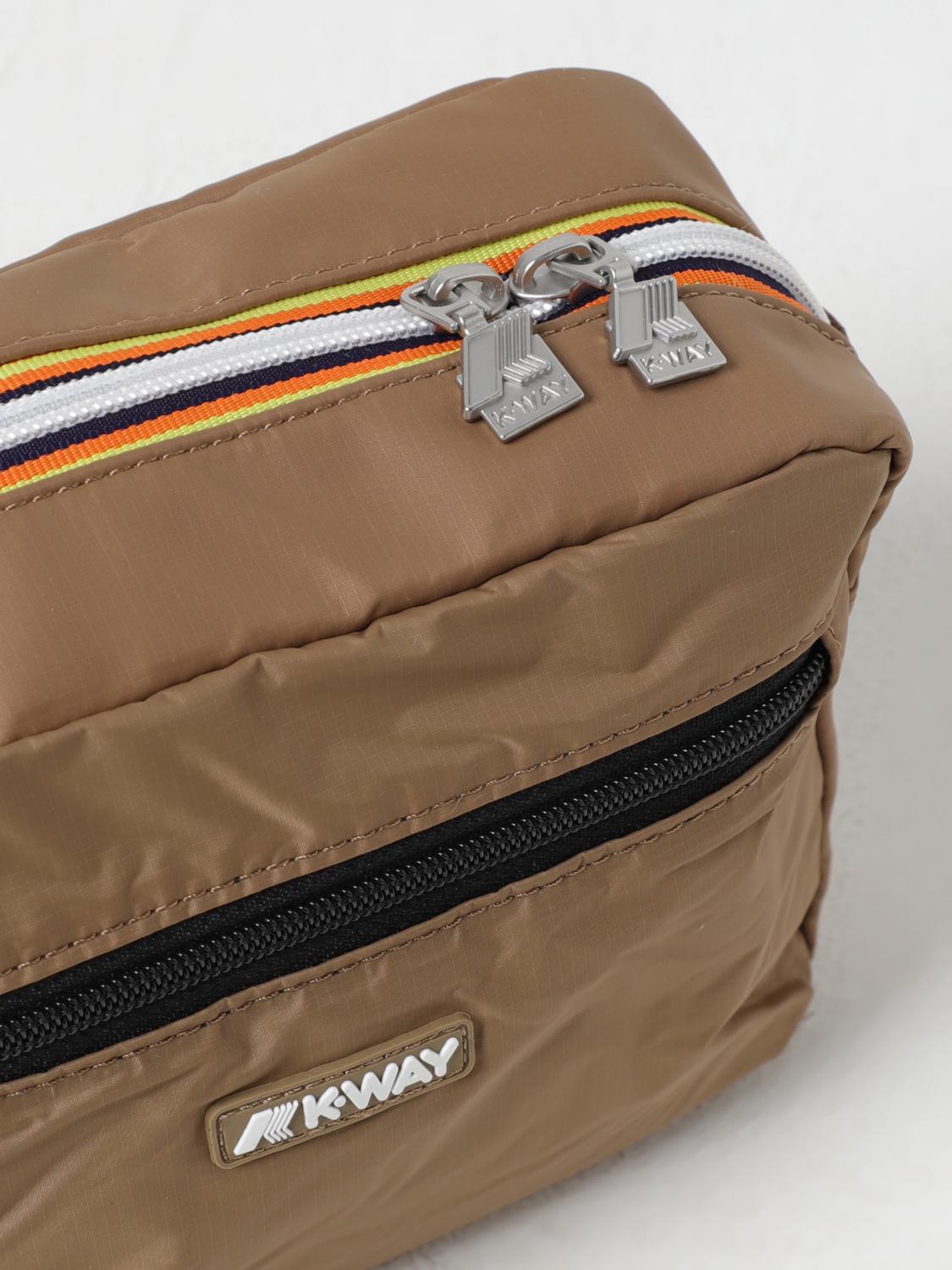 K-WAY BEAUTY ACCESSORIES: Cosmetic case men K-way, Brown - Img 3