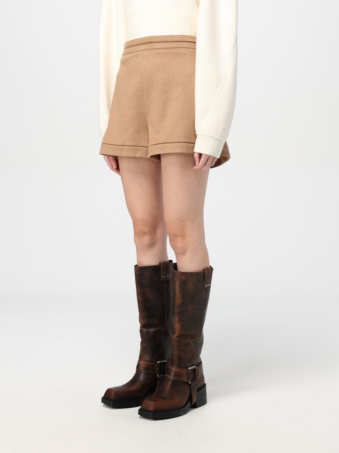 Max Mara ショートパンツ レディース - キャメル | 2421146113600
