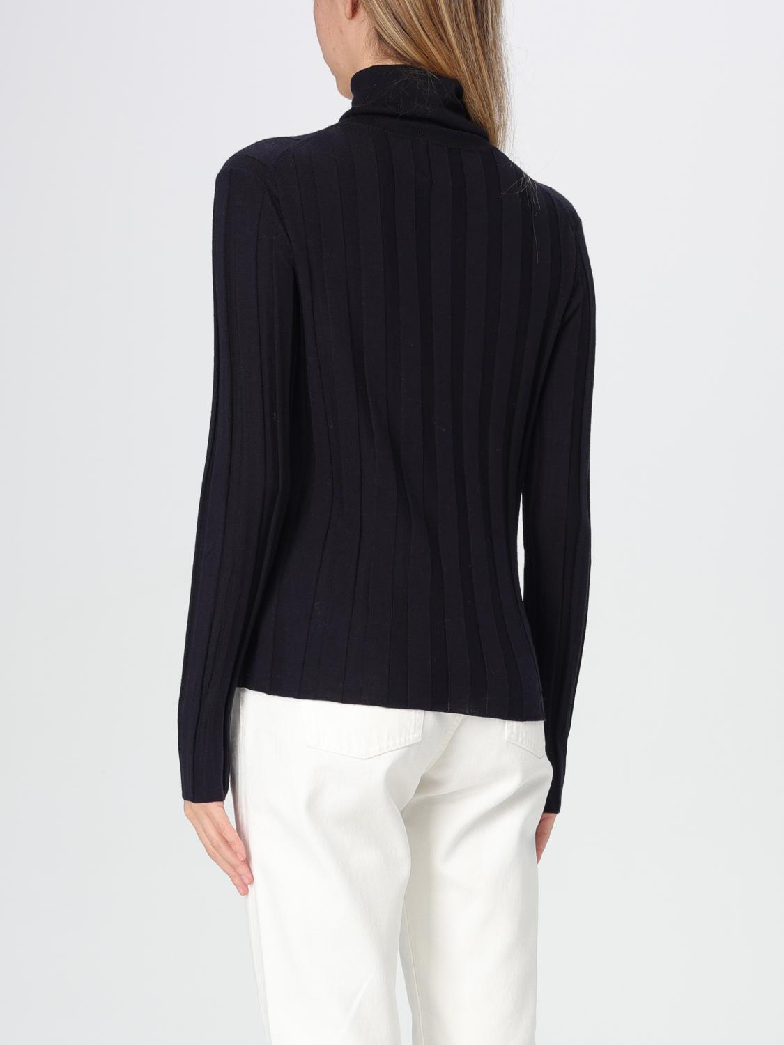 ALLUDE SWEATER: Sweater woman Allude, Black 1 - Img 2