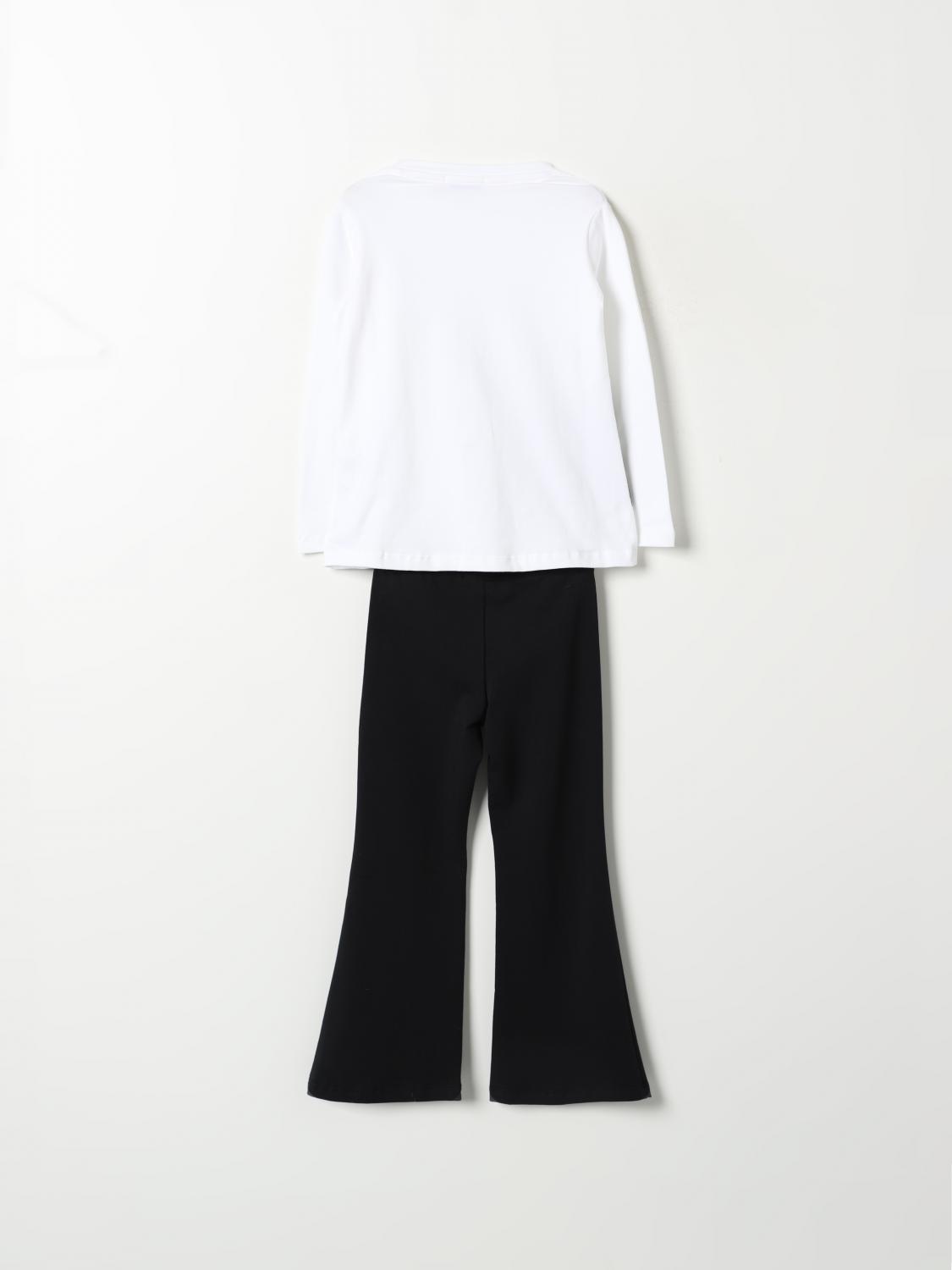 PINKO COMPLETO: Completo t-shirt + pantalone Pinko in cotone stretch , Bianco - Img 2