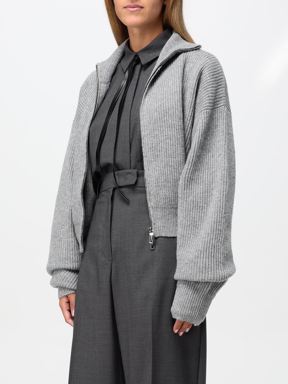 SPORTMAX CARDIGAN: Pull femme Sportmax, Gris - Img 4