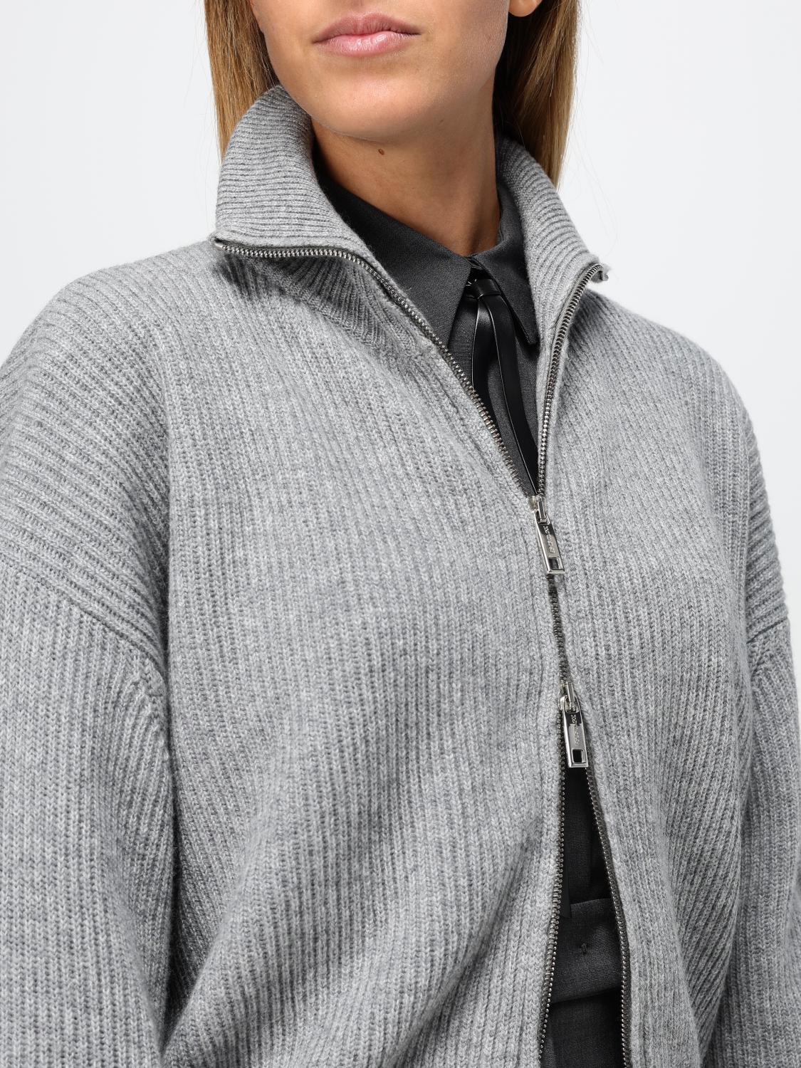 SPORTMAX CARDIGAN: Cardigan Sportmax in lana e cashmere , Grigio - Img 5