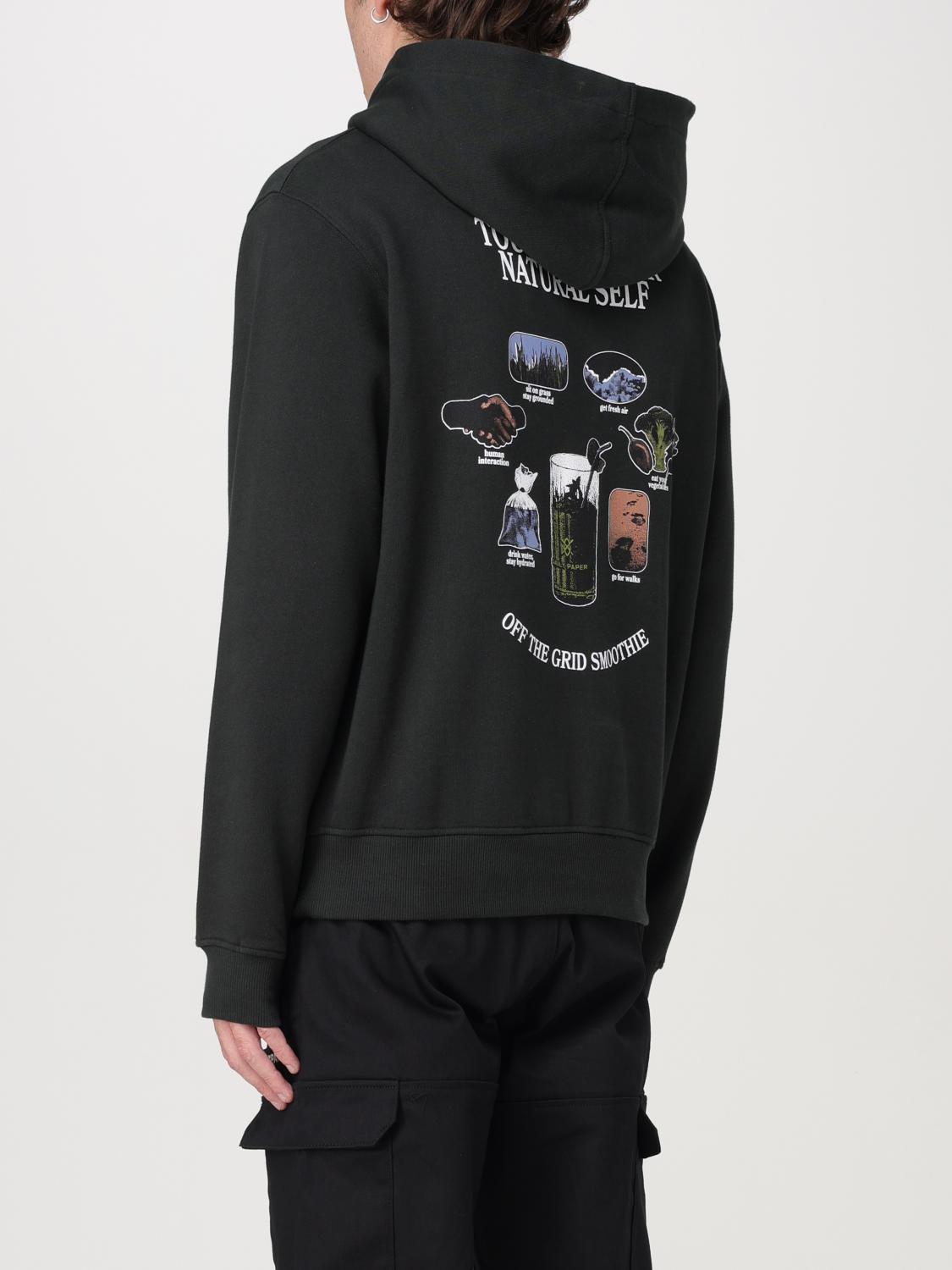 DAILY PAPER SWEATSHIRT: Sweatshirt homme Daily Paper, Noir - Img 2