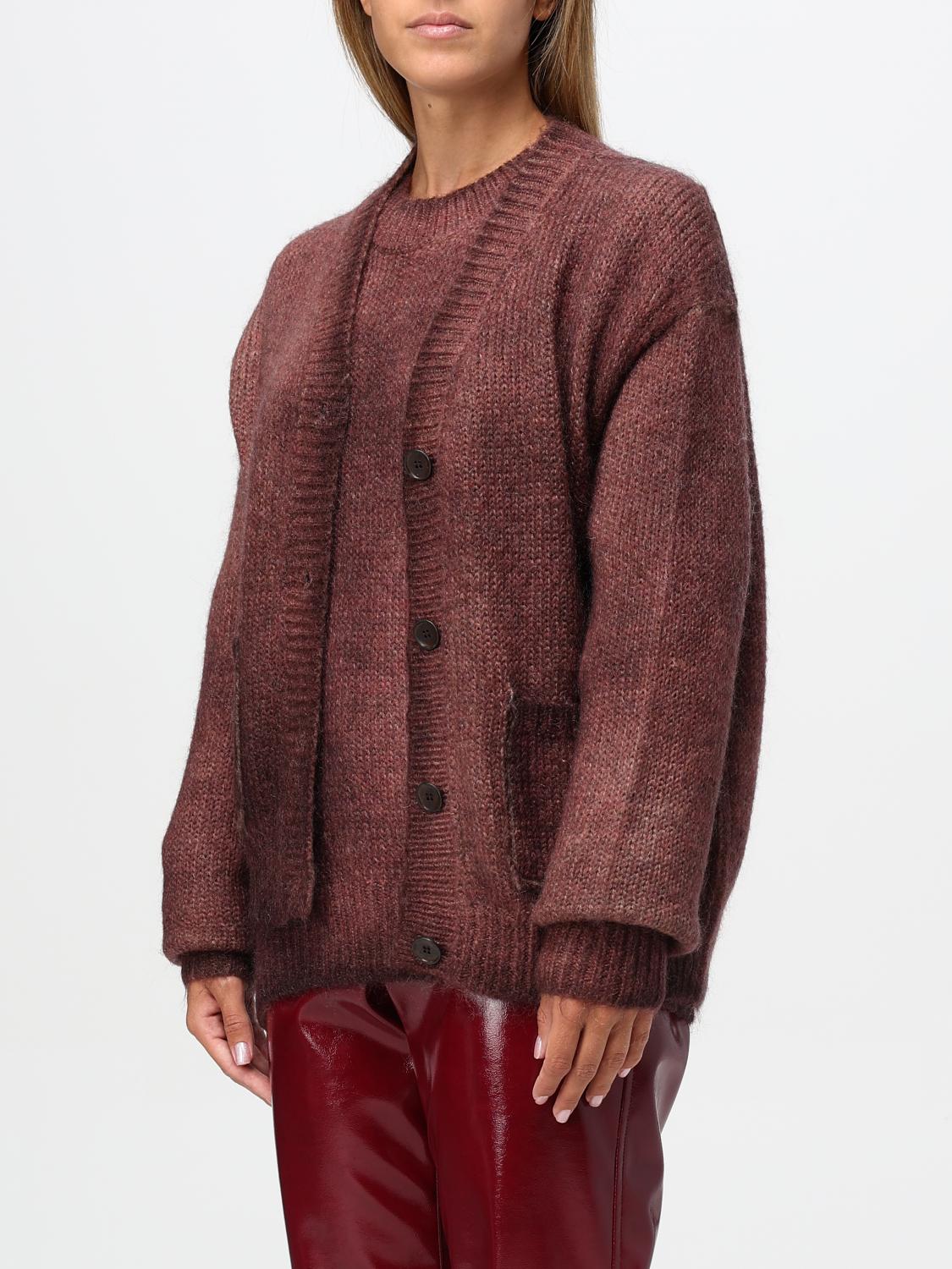 ACNE STUDIOS CARDIGAN: Sweater woman Acne Studios, Burgundy - Img 4