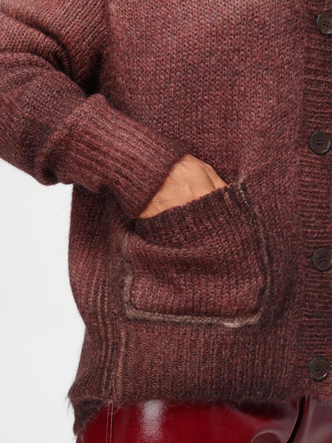 ACNE STUDIOS CARDIGAN: Sweater woman Acne Studios, Burgundy - Img 5