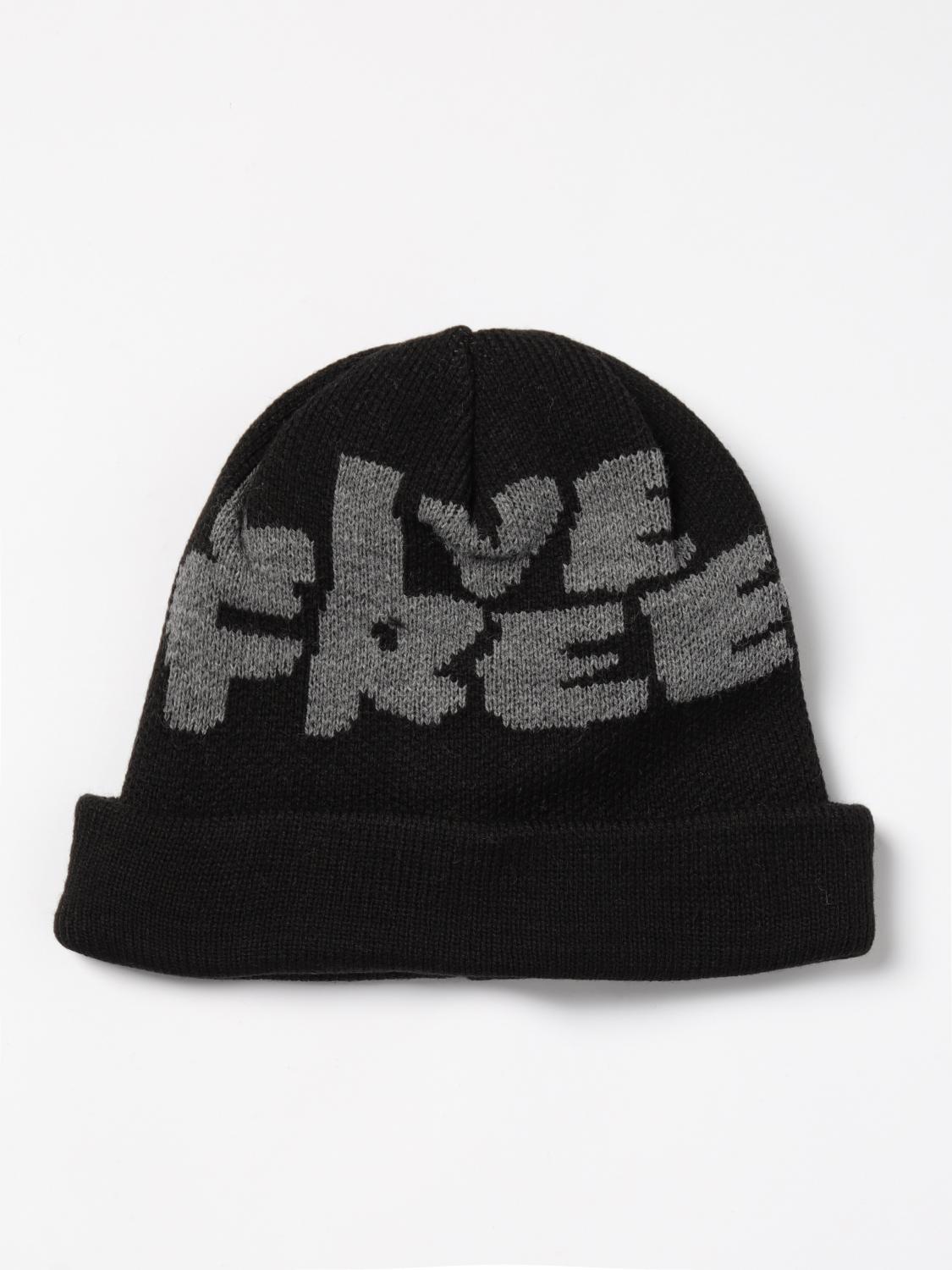 Giglio Cappello Live Free Comme Des Garçons Shirt in maglia con slogan jacquard