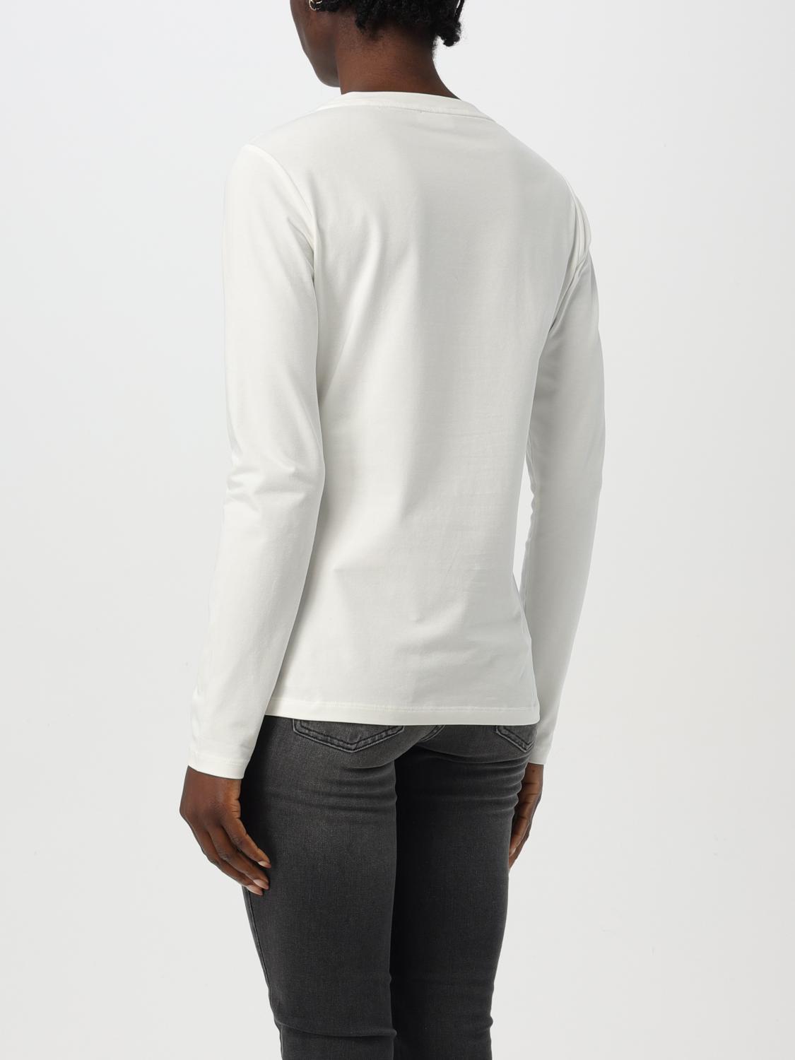 LIU JO SWEATER: Liu Jo long-sleeve cotton top, White - Img 2