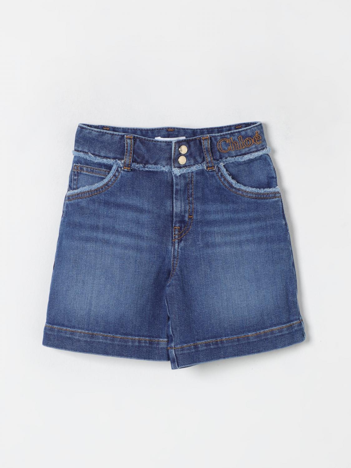 CHLOÉ PANTALONCINI: Shorts kinder ChloÉ, Blau - Img 1
