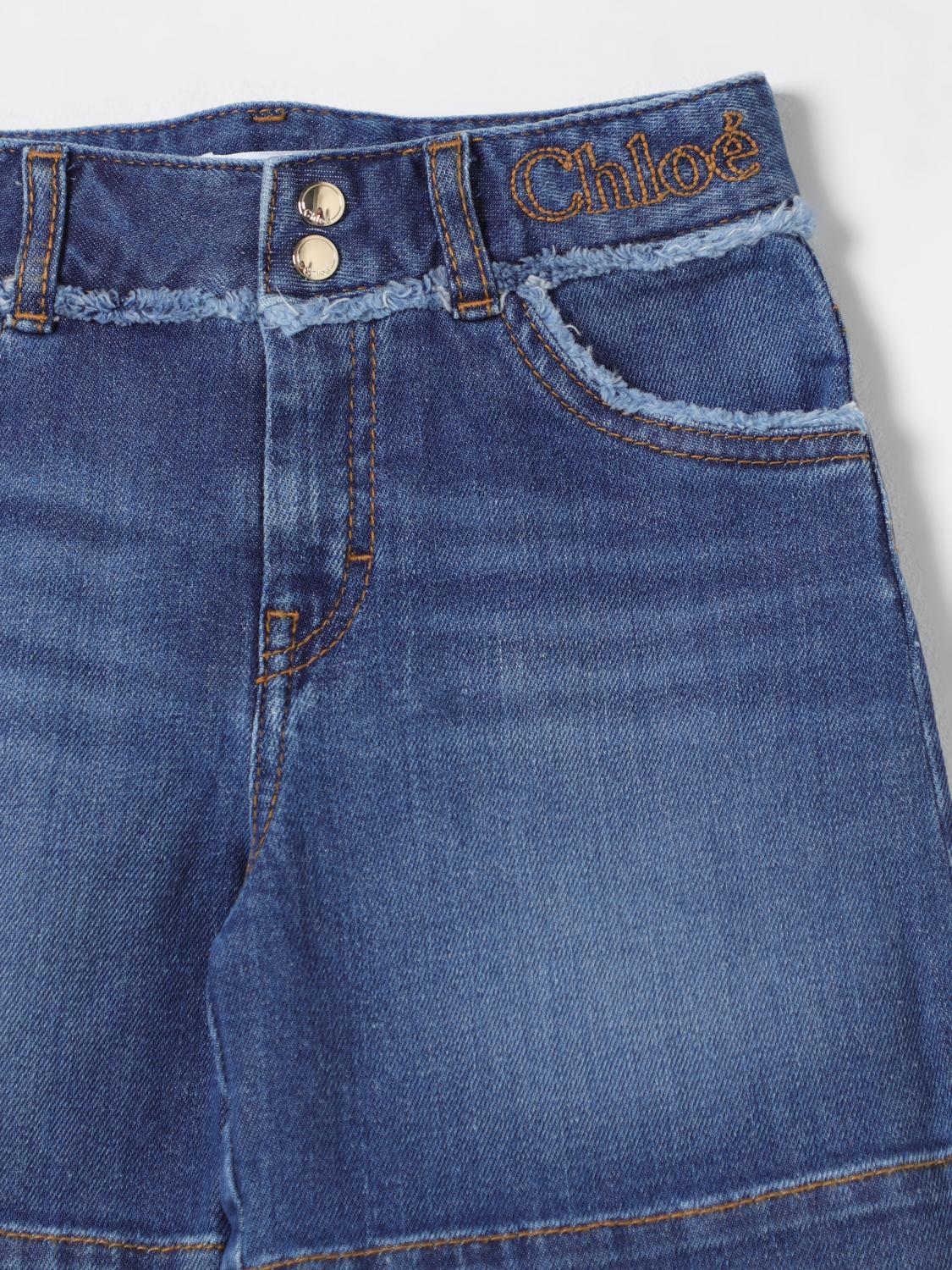 CHLOÉ PANTALONCINI: Shorts kinder ChloÉ, Blau - Img 3