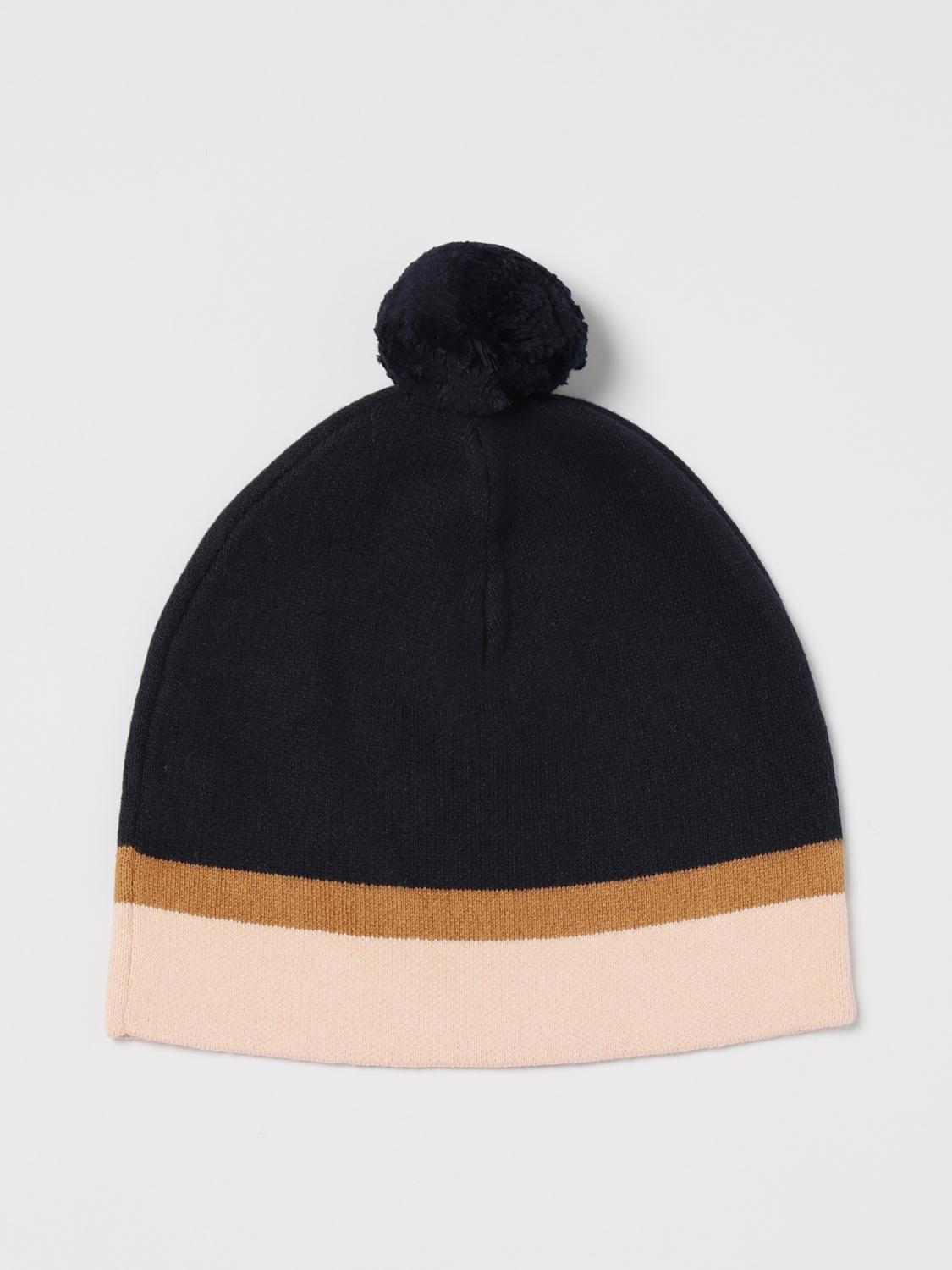 CHLOÉ CAPPELLO: Cappello Chloè in cotone organico con pompon , Blue - Img 2
