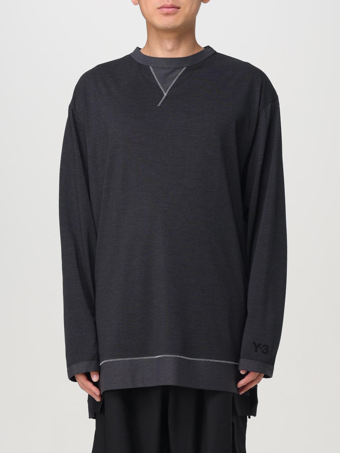 Y-3 SWEATER: Y-3 cotton sweater, Black - Img 1