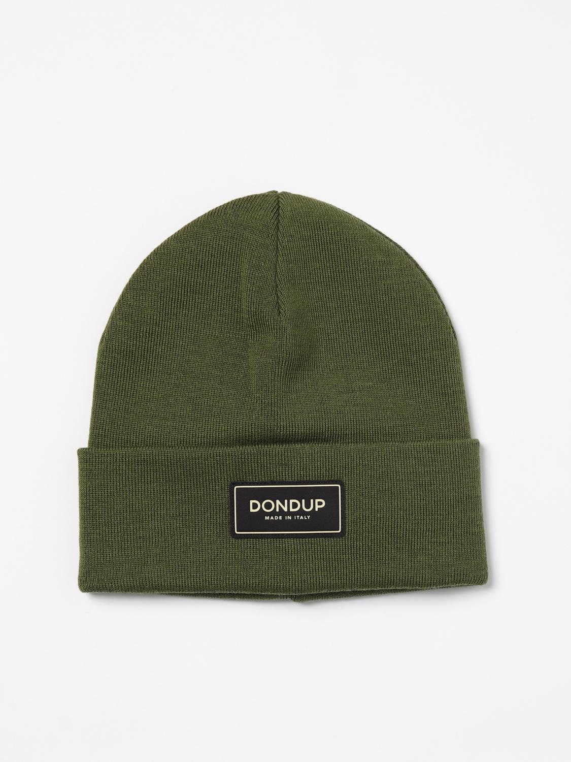 DONDUP CAPPELLO: Cappello Dondup in lana con logo , Verde - Img 1