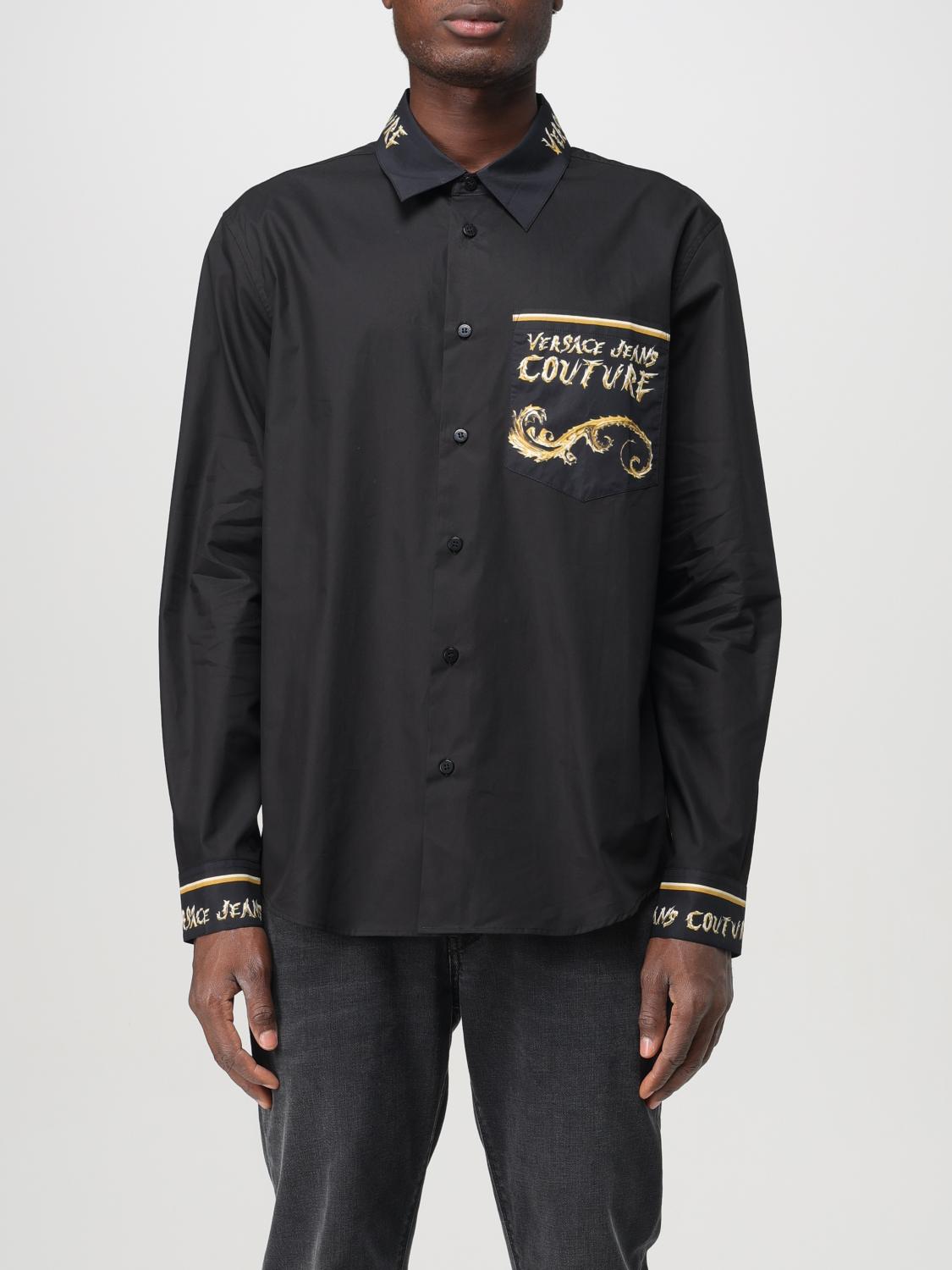 VERSACE JEANS COUTURE SHIRT: Shirt men Versace Jeans Couture, Black - Img 1