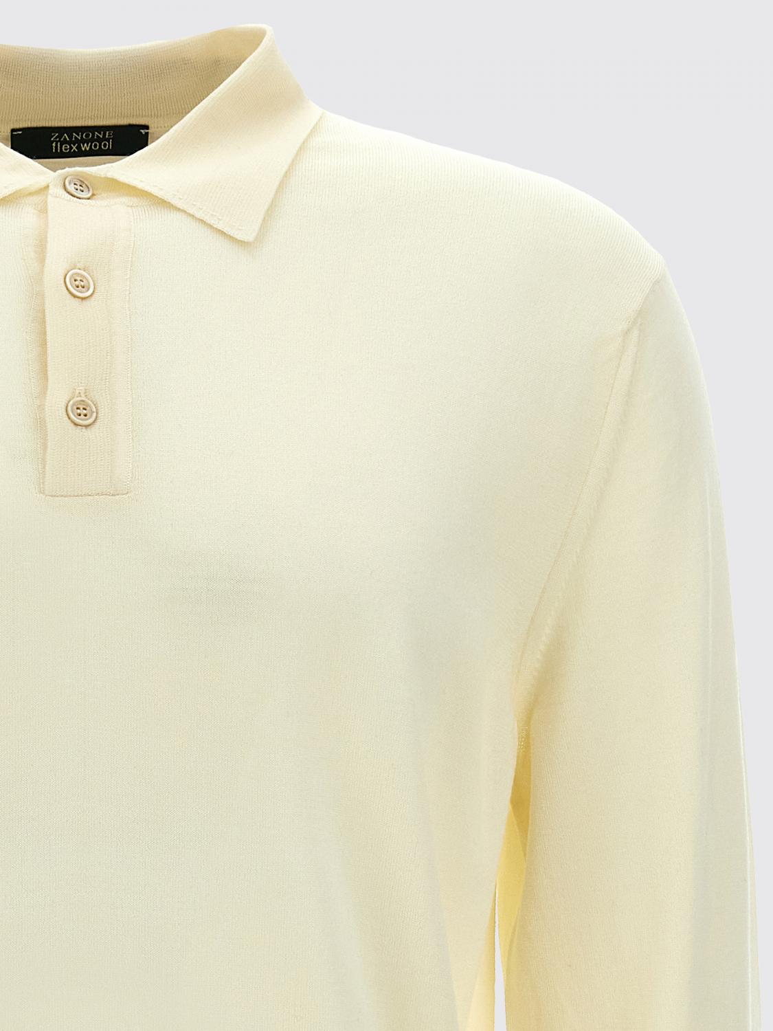 ZANONE POLO SHIRT: Polo shirt men Zanone, White - Img 3