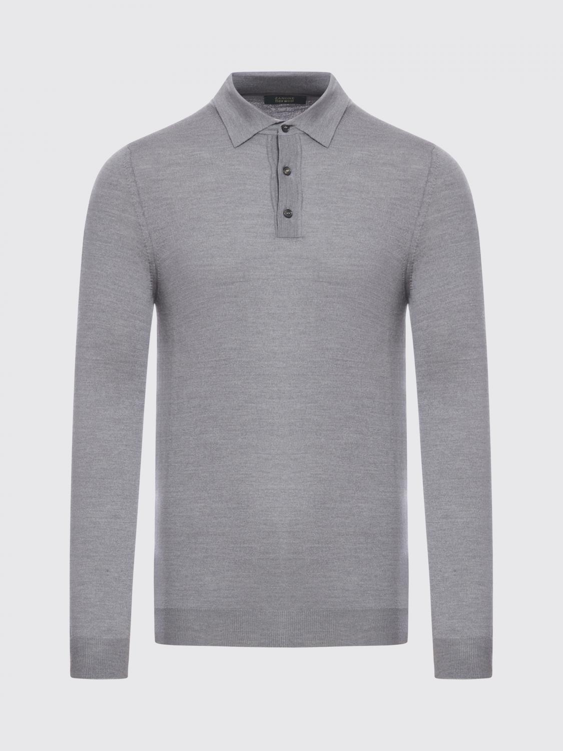 ZANONE POLO SHIRT: Polo shirt men Zanone, Grey - Img 1