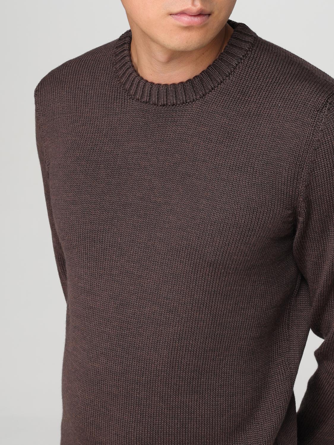 ZANONE JERSEY: Sudadera hombre Zanone, Marrón - Img 3