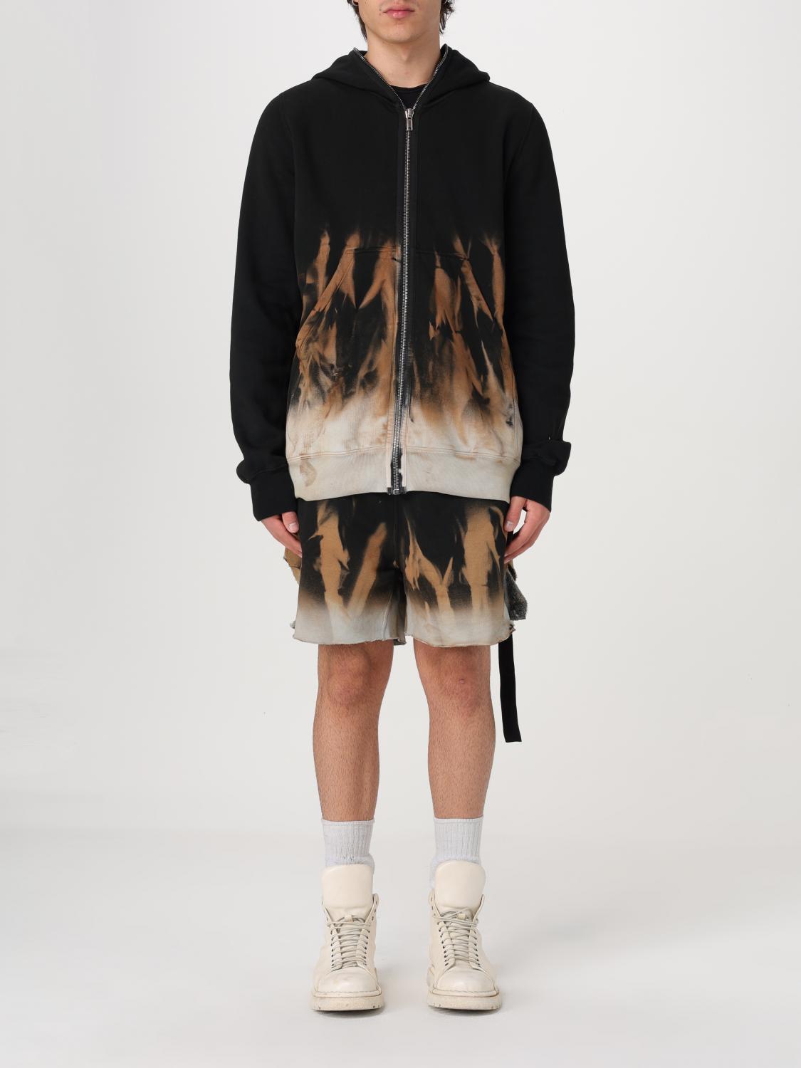 RICK OWENS DRKSHDW FELPA: Felpa Drkshdw in jersey , Nero - Img 1