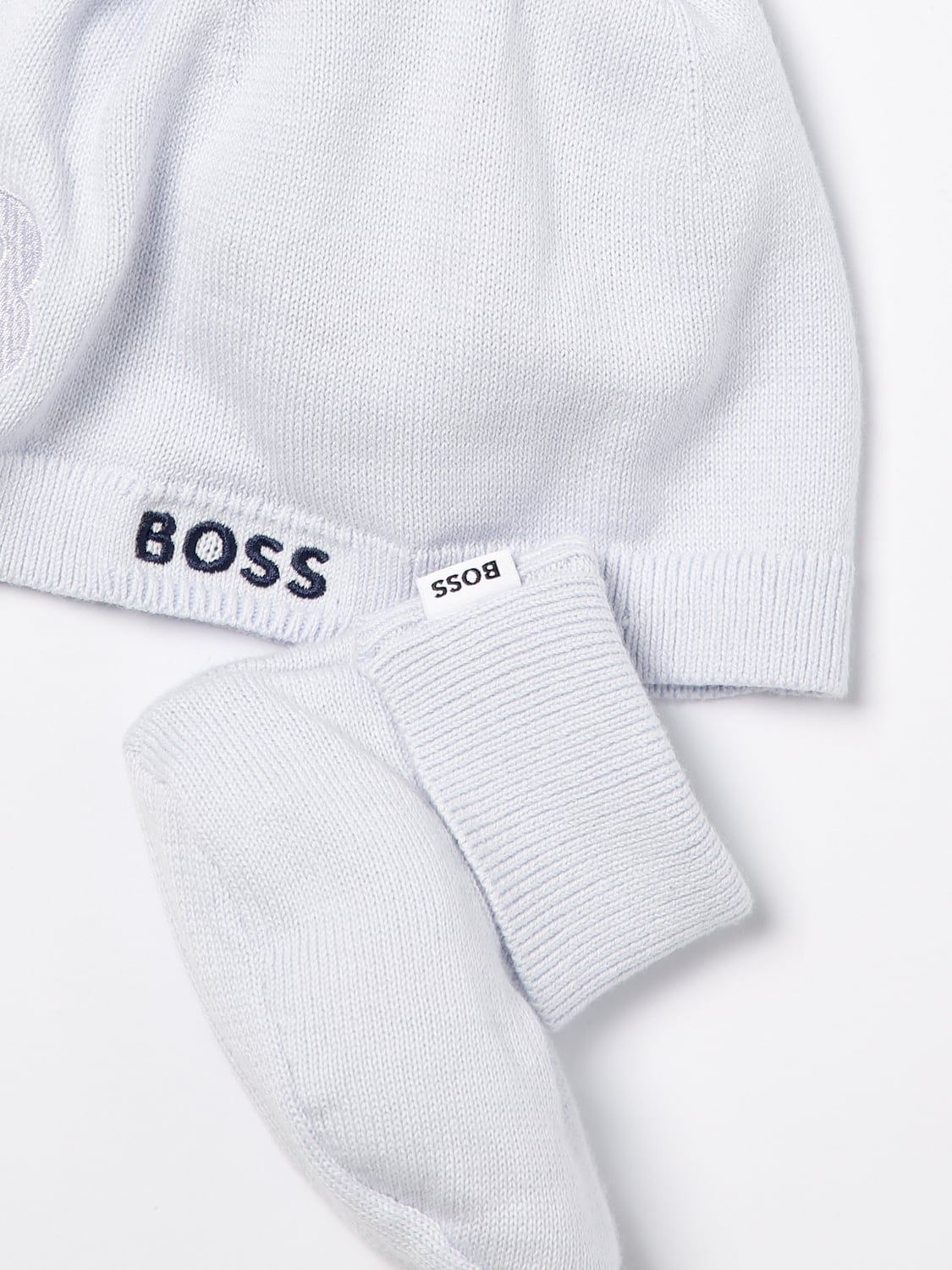 BOSS TROUSSEAU: Robe enfant Boss, Bleu Azur - Img 3