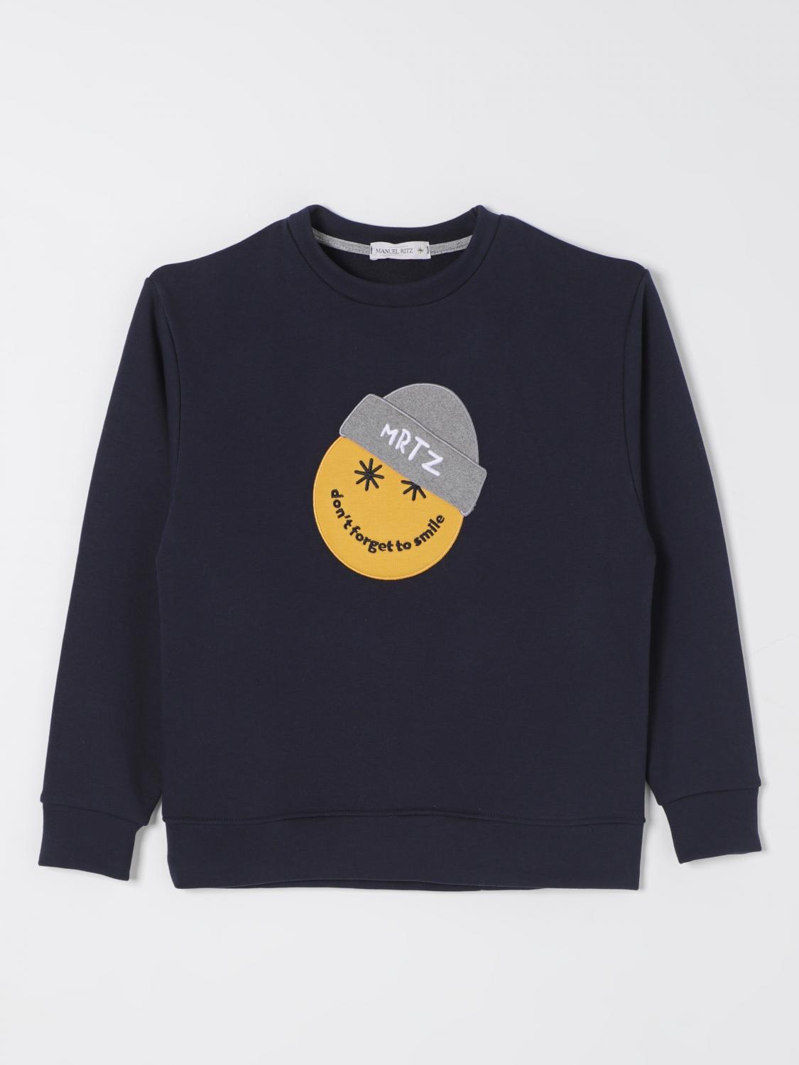 MANUEL RITZ SWEATER: Sweater kids Manuel Ritz, Blue - Img 1