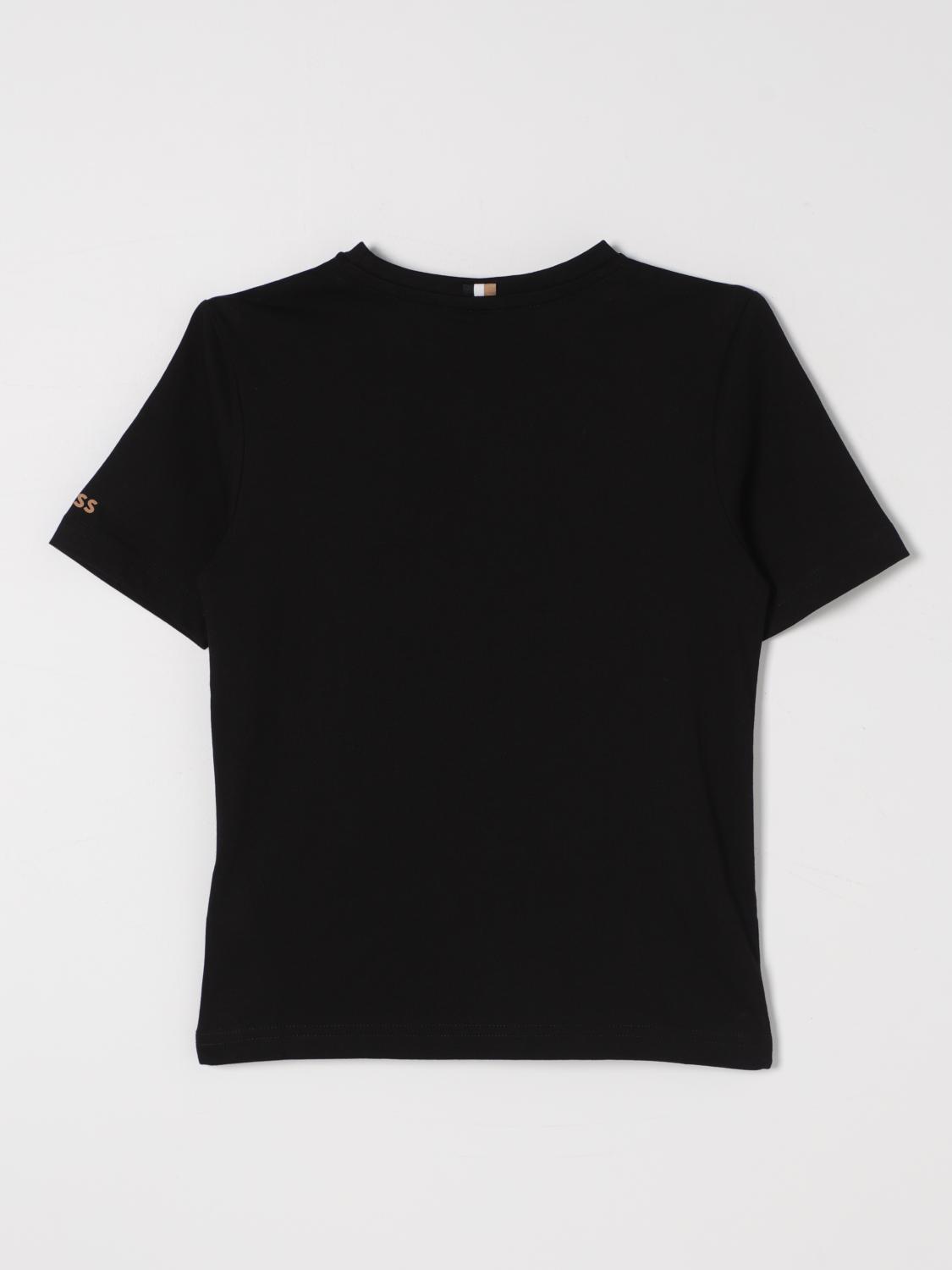 BOSS T-SHIRT: T-shirt enfant Boss, Noir - Img 2