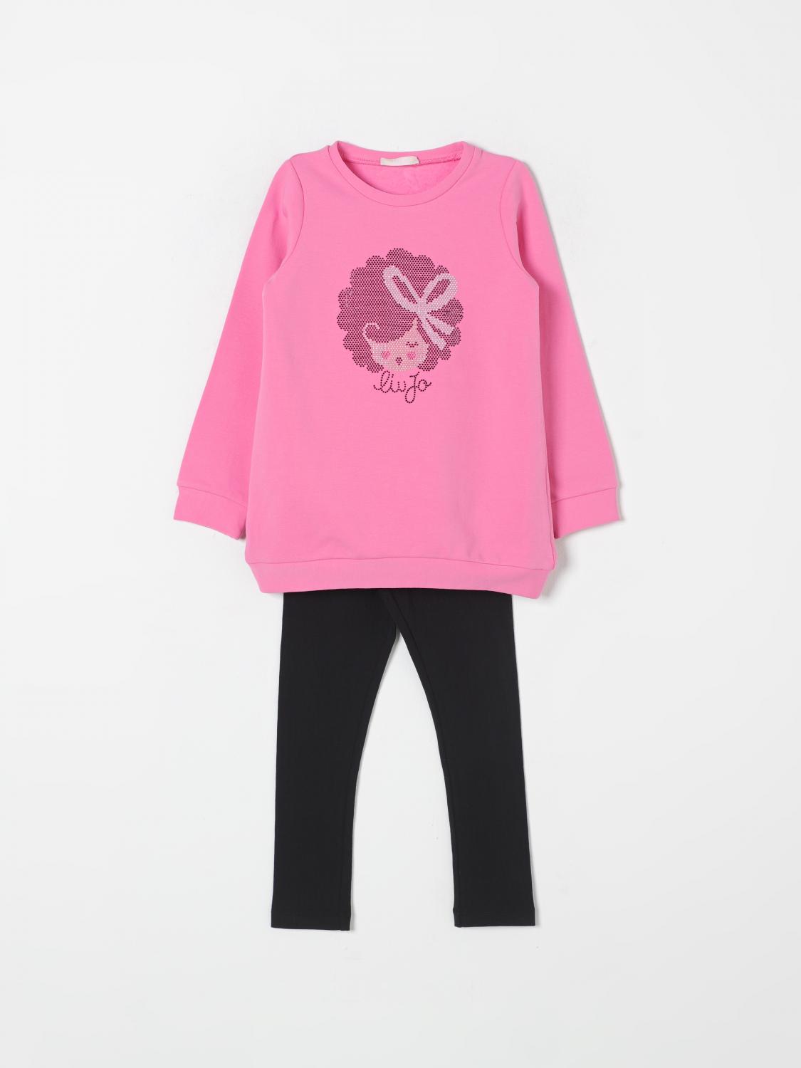 LIU JO KOMBINATION: Kleid kinder Liu Jo, Pink - Img 1