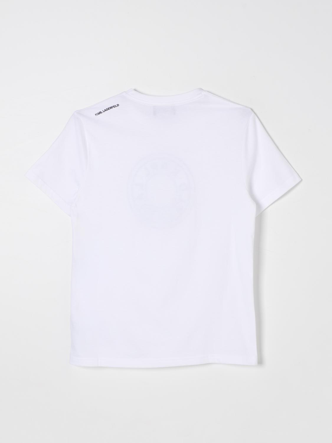 KARL LAGERFELD KIDS T-SHIRT: T-shirt kids Karl Lagerfeld Kids, White - Img 2