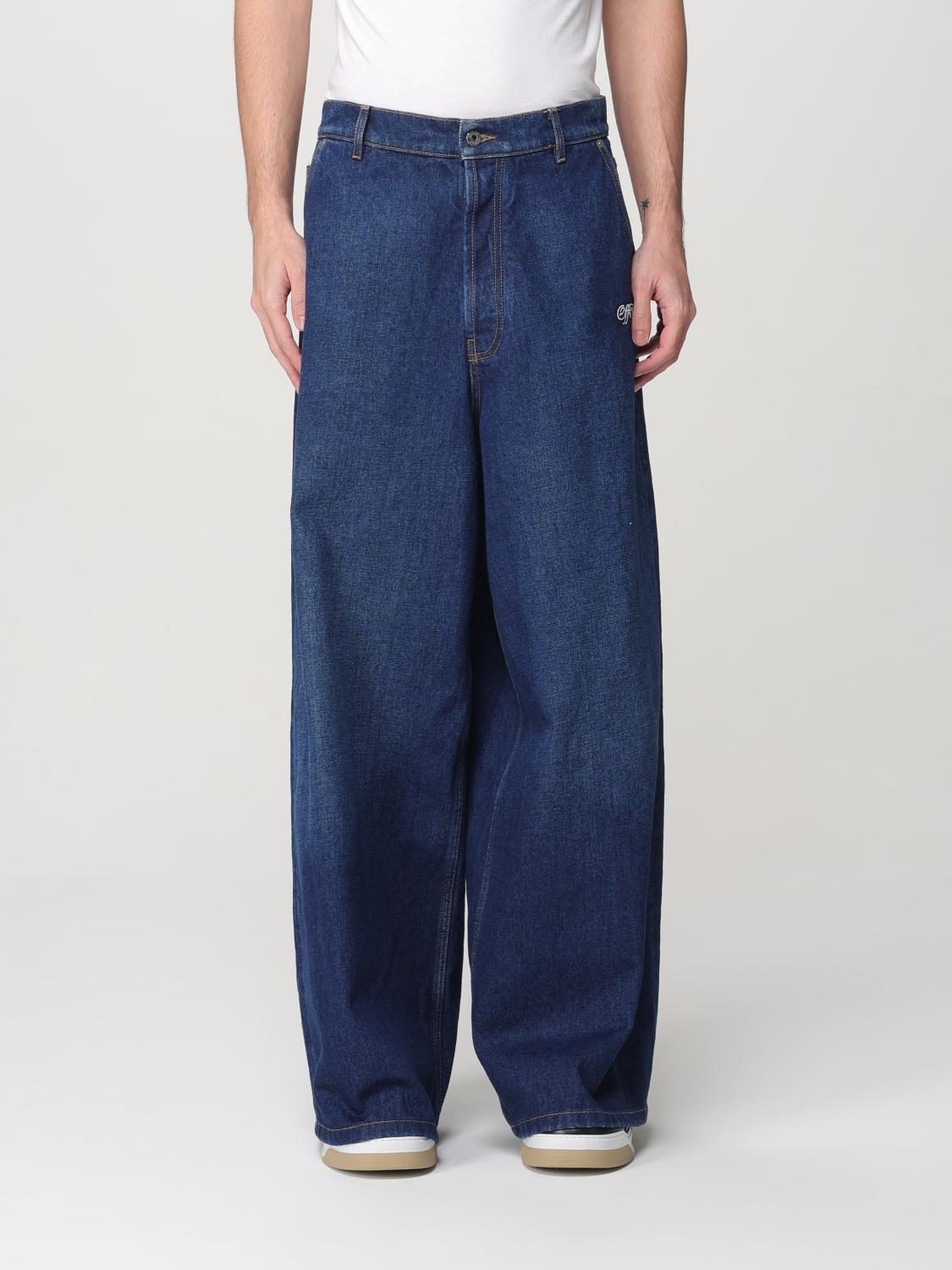 OFF-WHITE JEANS: Jeans men Off-white, Blue - Img 1