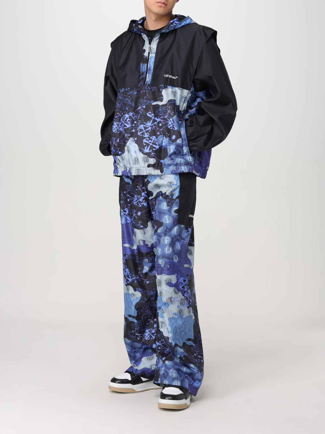 OFF-WHITE PANTS: Pants men Off-white, Blue - Img 2