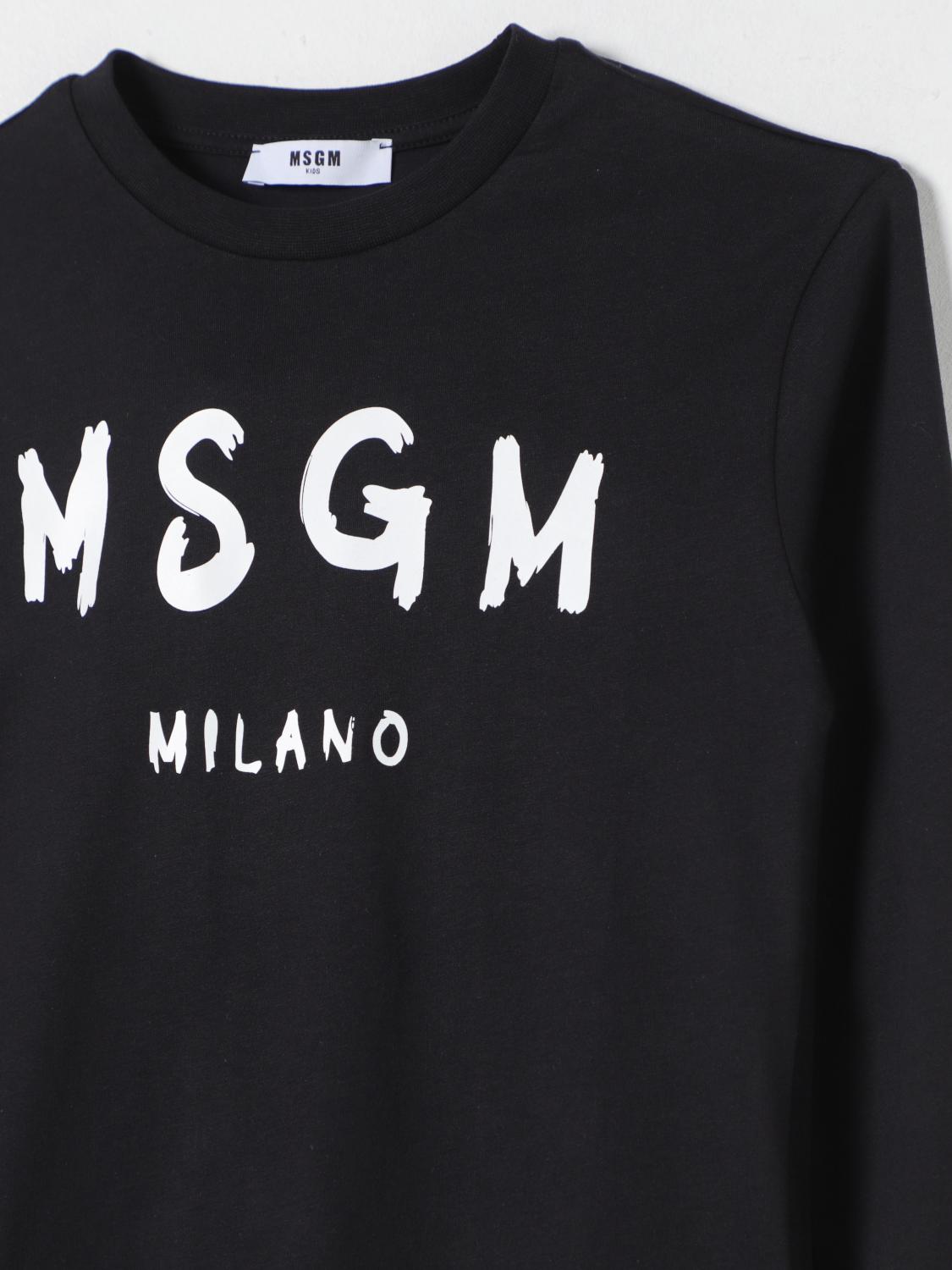 MSGM KIDS T-SHIRT: T-shirt kids MSGM Kids, Black - Img 3