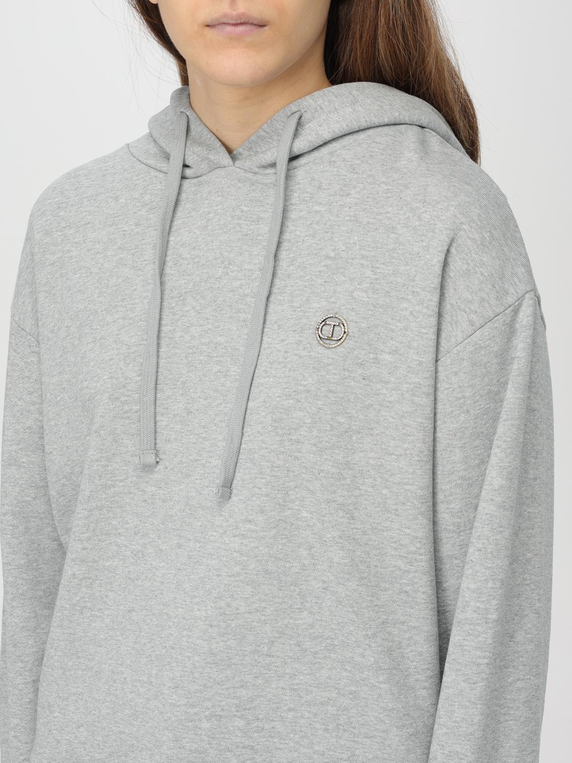 TWINSET SWEATSHIRT: Sweatshirt damen Twinset, Grau - Img 3