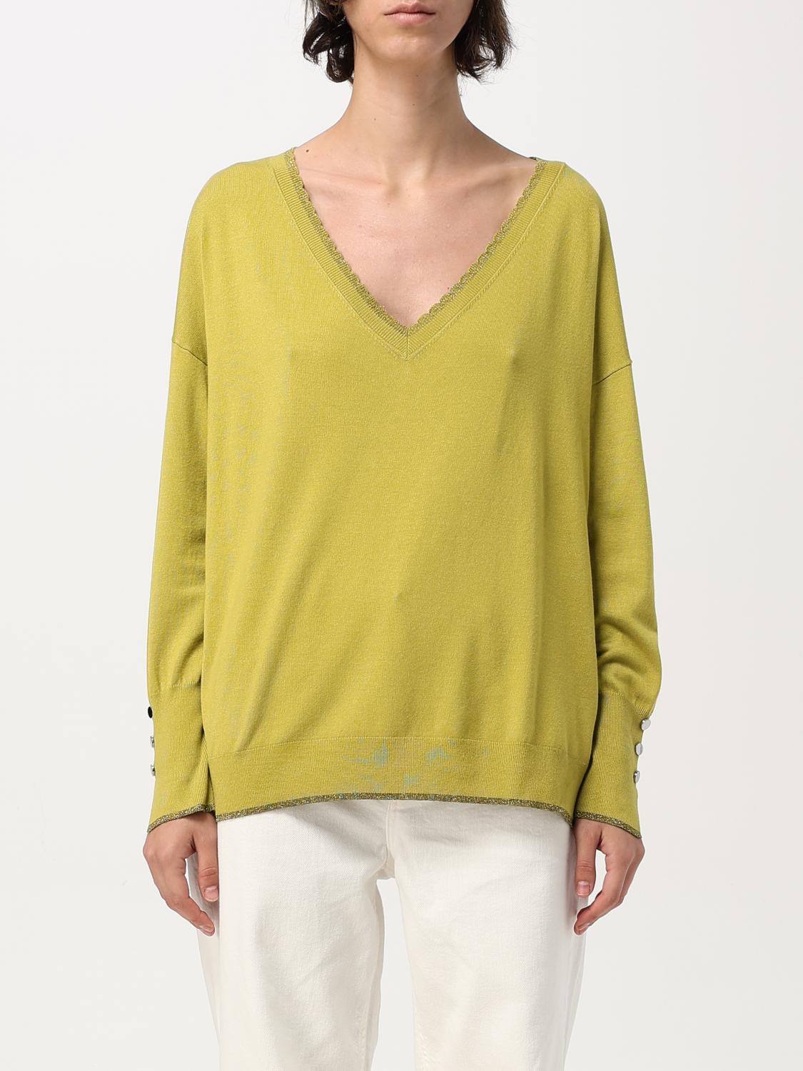 LIU JO SWEATER: Sweater woman Liu Jo, Green - Img 1