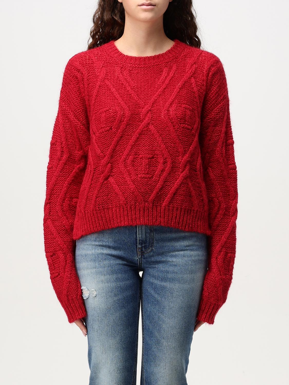 TWINSET SWEATER: Sweater woman Twinset, Red - Img 1