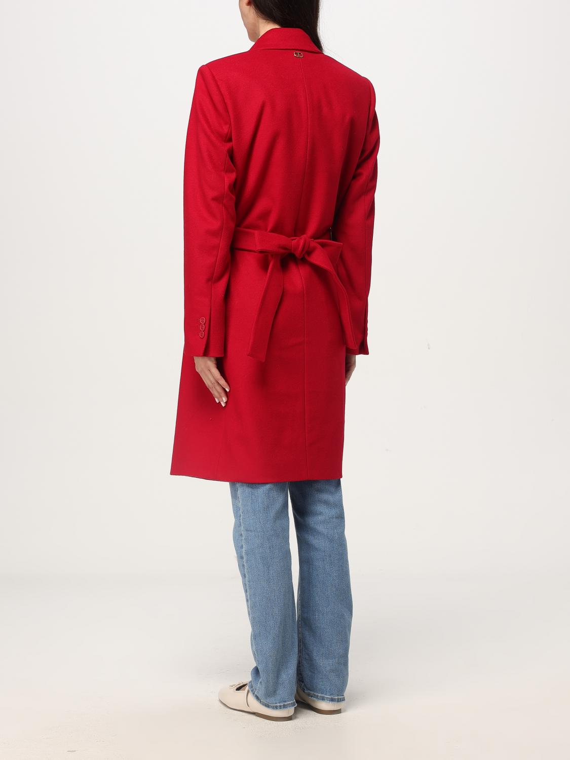 TWINSET COAT: Coat woman Twinset, Red - Img 2