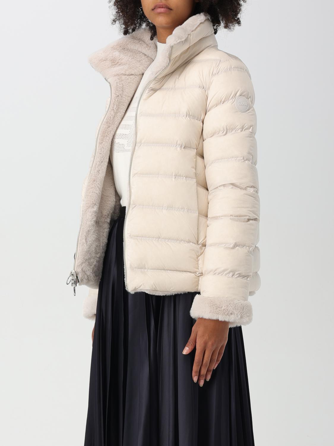 COLMAR GIACCA: Giubbotto reversibile Colmar in nylon e shearling , Beige - Img 3