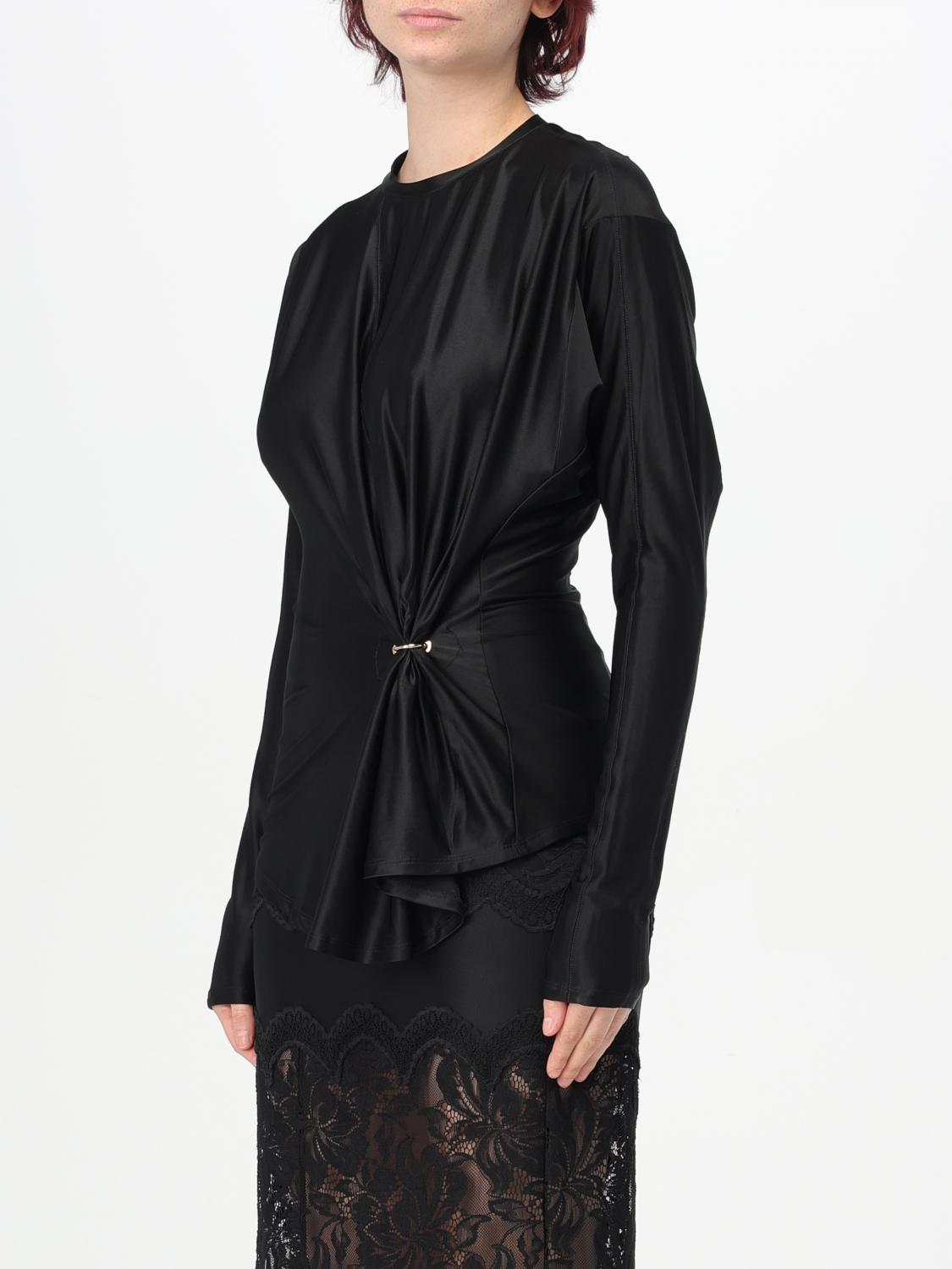 RABANNE MAGLIA: Maglia Rabanne in viscosa stretch , Nero - Img 4