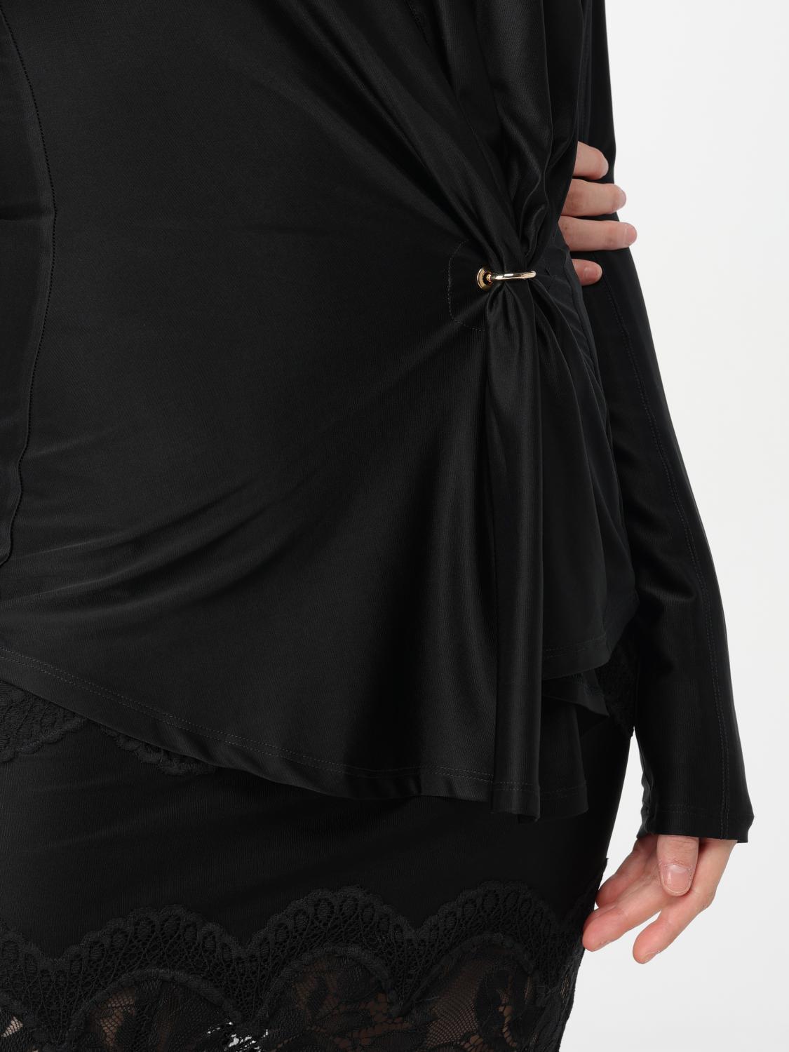 RABANNE MAGLIA: Maglia Rabanne in viscosa stretch , Nero - Img 5