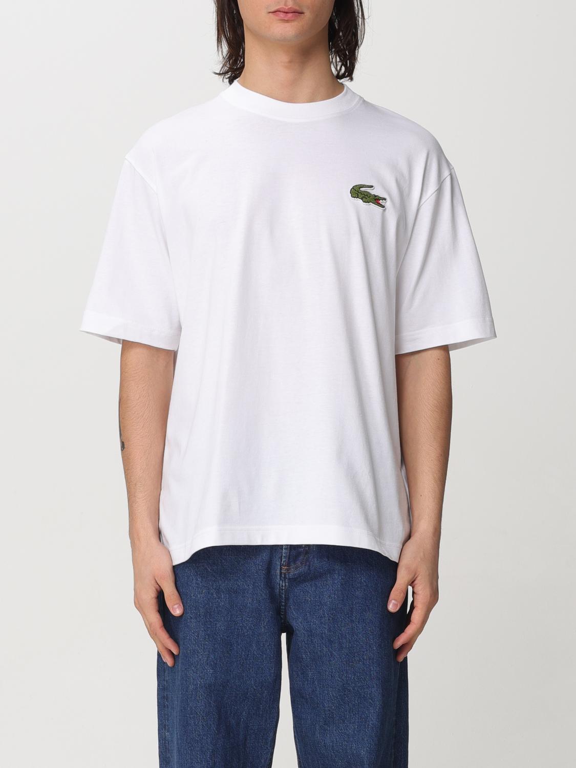 LACOSTE T-SHIRT: T-shirt men Lacoste, White - Img 1