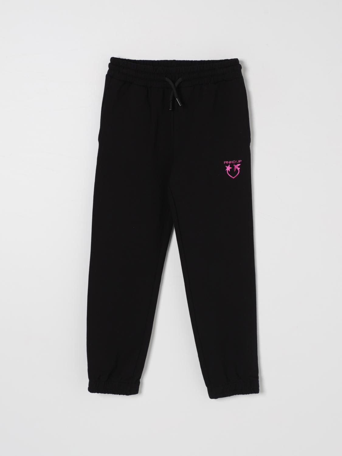 PINKO PANTALONE: Pantalone sportivo con logo Pinko, Nero - Img 1