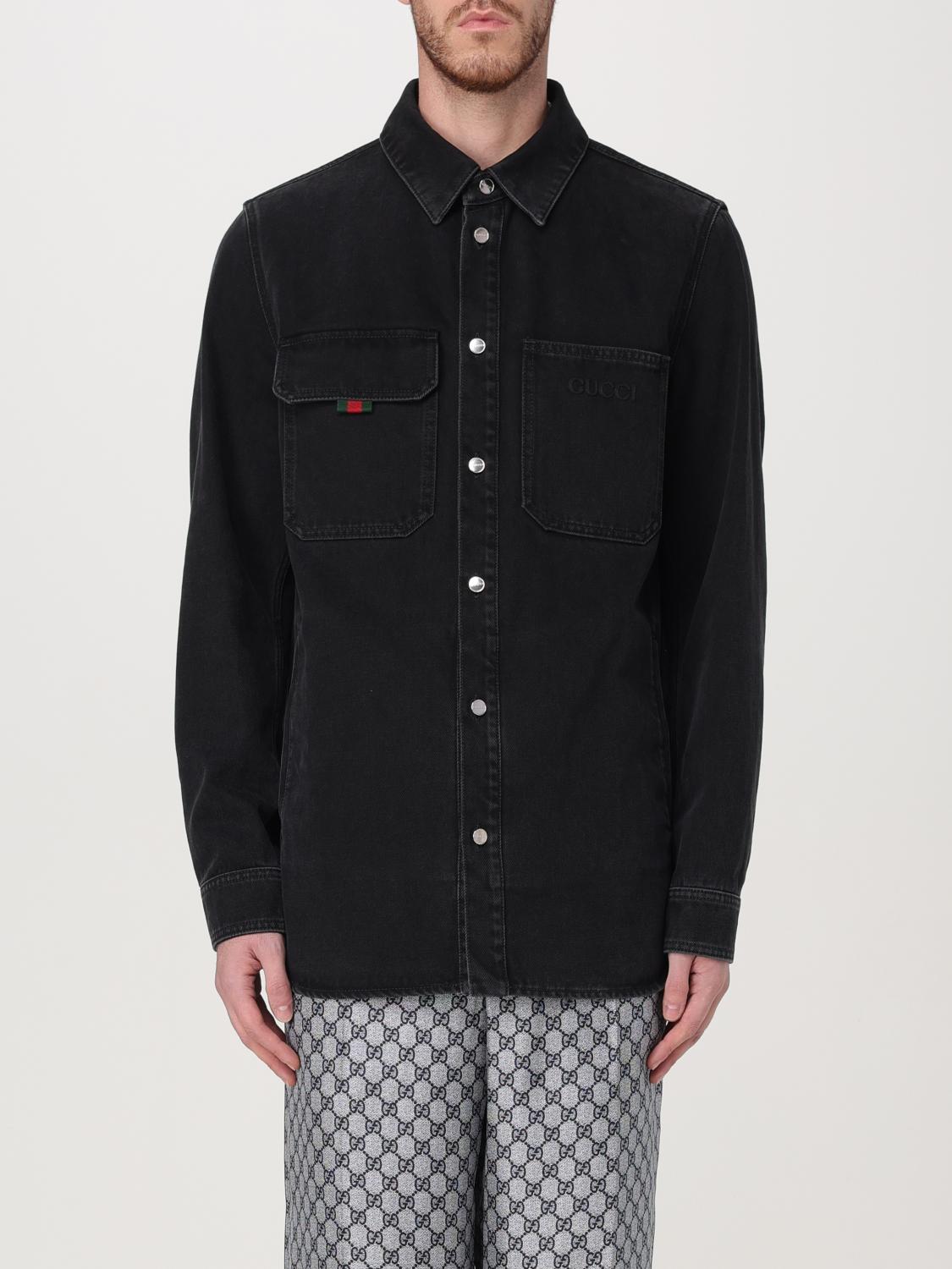 GUCCI SHIRT: Shirt men Gucci, Grey - Img 1