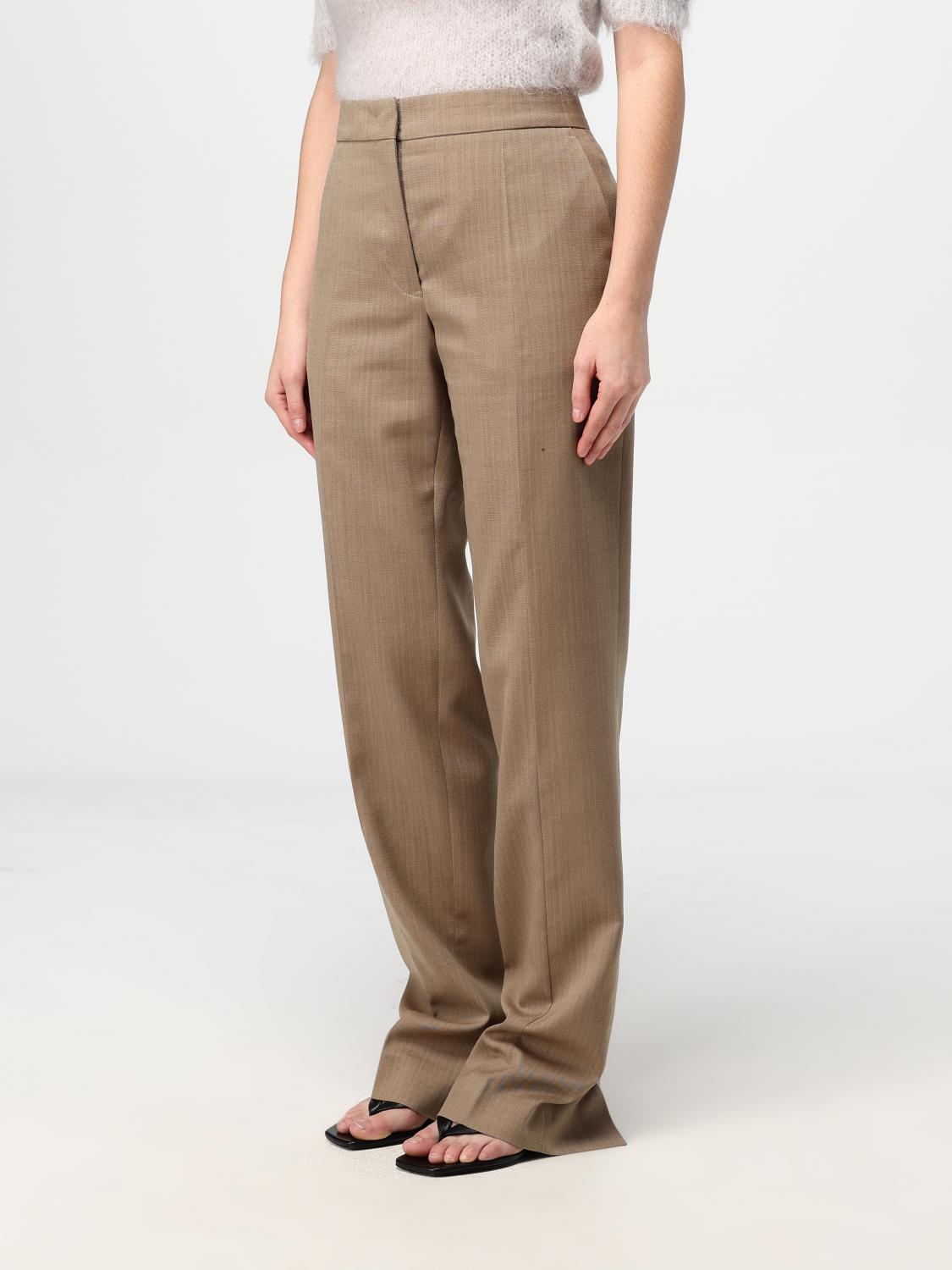 JIL SANDER PANTS: Pants woman Jil Sander, Brown - Img 3