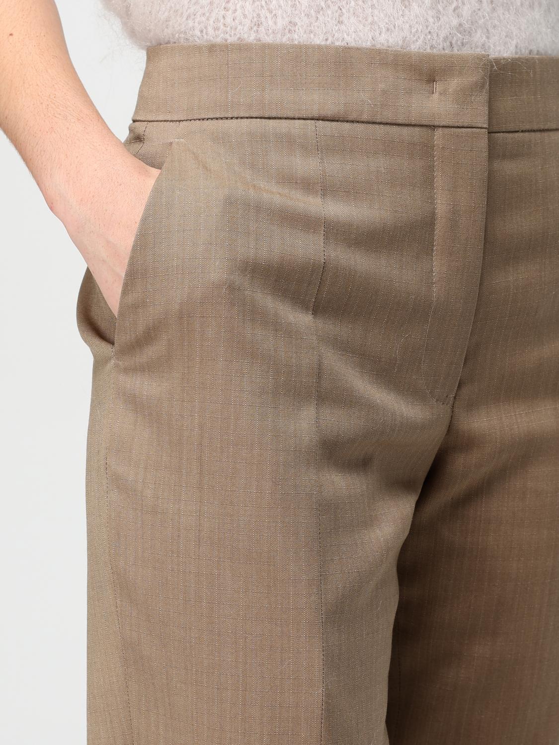 JIL SANDER PANTS: Pants woman Jil Sander, Brown - Img 4