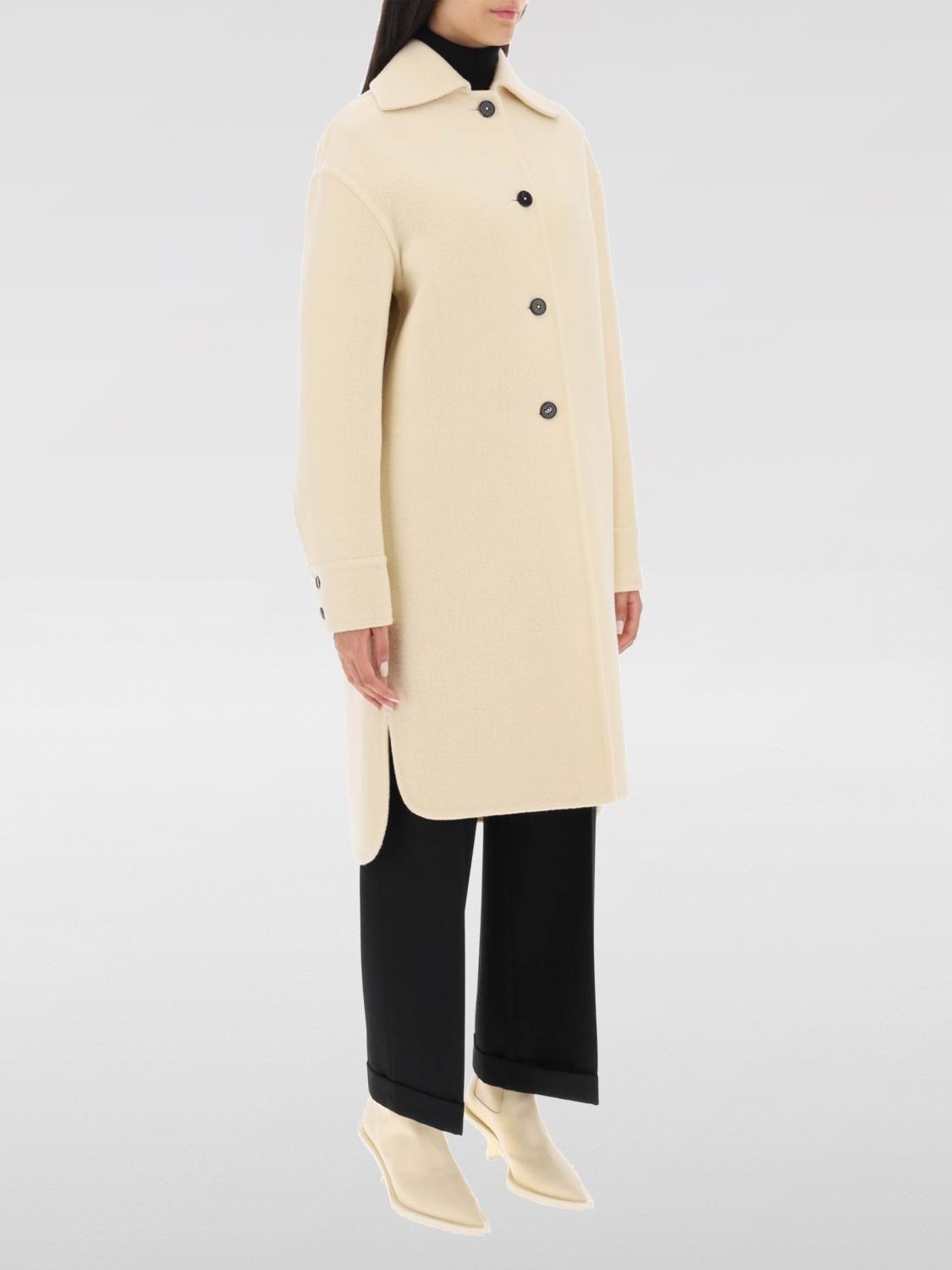 JIL SANDER COAT: Coat woman Jil Sander, Pearl - Img 1