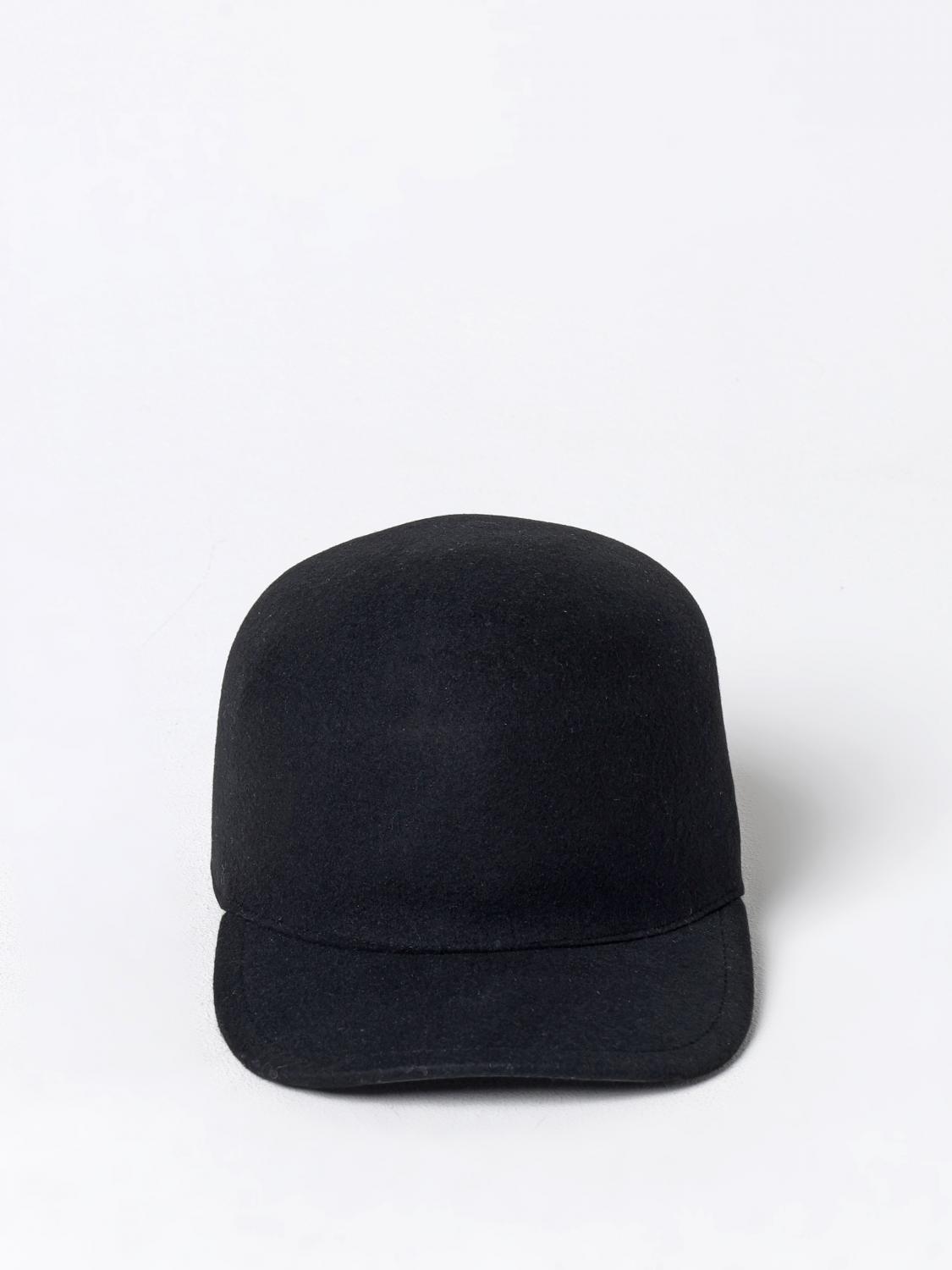 JIL SANDER 帽子: Jil Sander フェルトハット, ブラック - Img 2