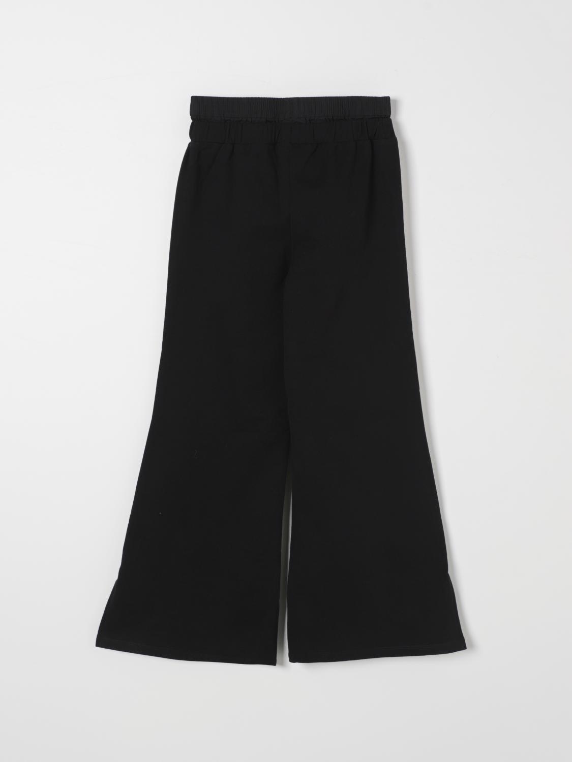 TWINSET PANTALONE: Pantalone con bande logate Twinset, Nero - Img 2