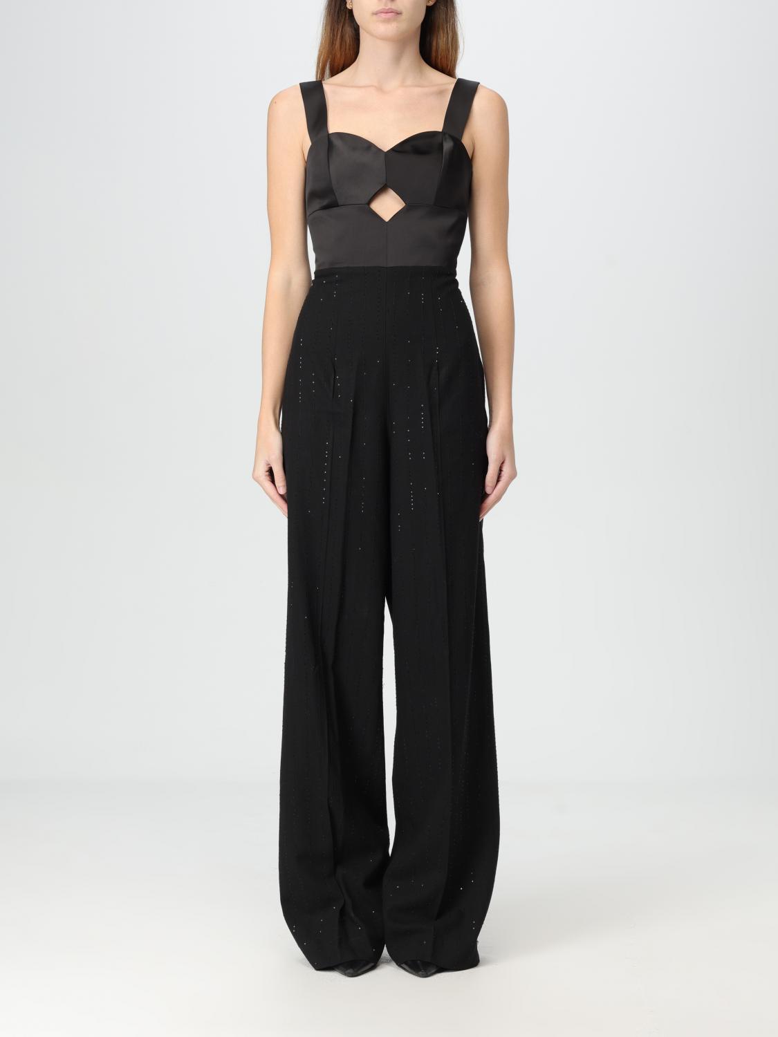 TWINSET JUMPSUIT: Hose damen Twinset, Schwarz - Img 1