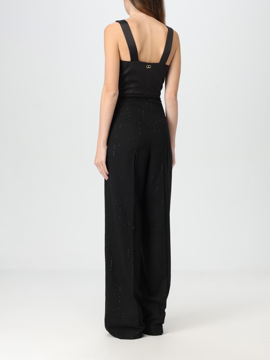 TWINSET JUMPSUIT: Hose damen Twinset, Schwarz - Img 2