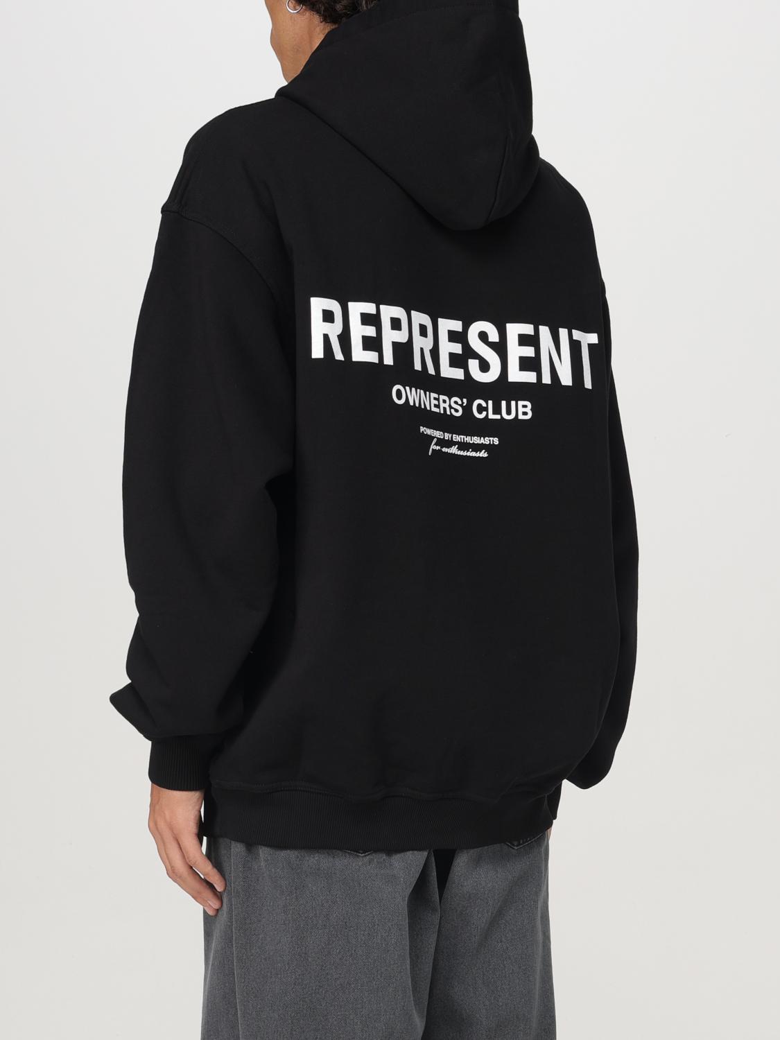 REPRESENT SWEATSHIRT: Sweater men Represent, Black - Img 2