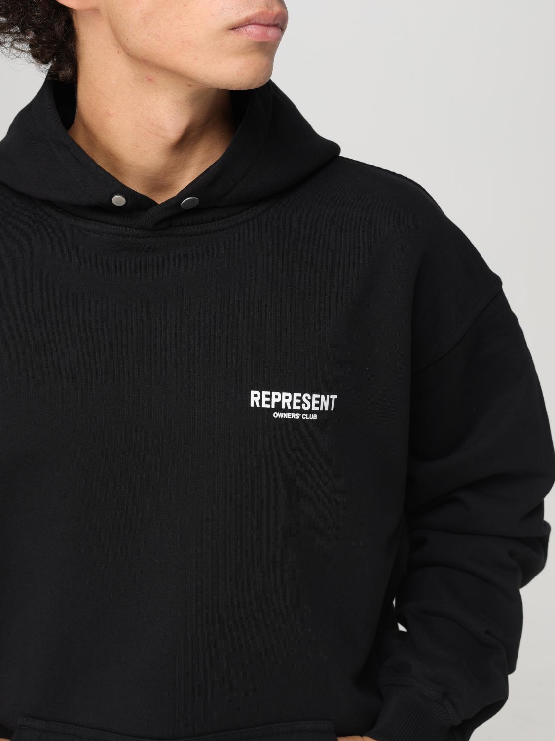 REPRESENT SWEATSHIRT: Sweater men Represent, Black - Img 3